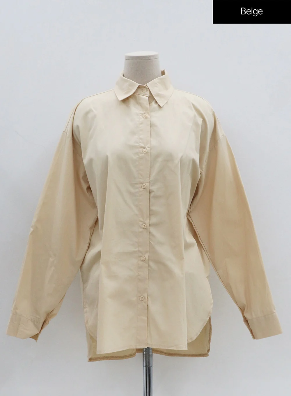 Oversize Long Sleeve Shirt OO04 - Image 14