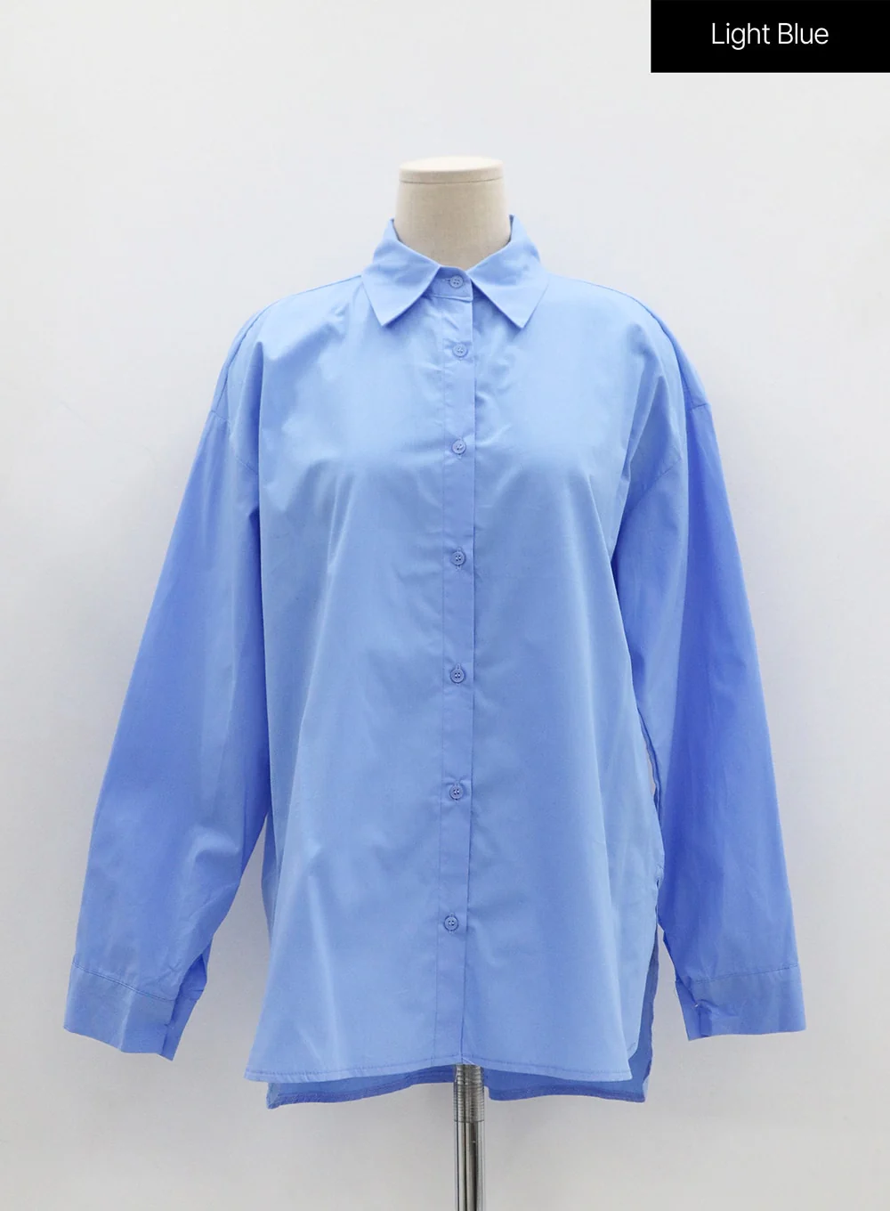 Oversize Long Sleeve Shirt OO04 - Image 15