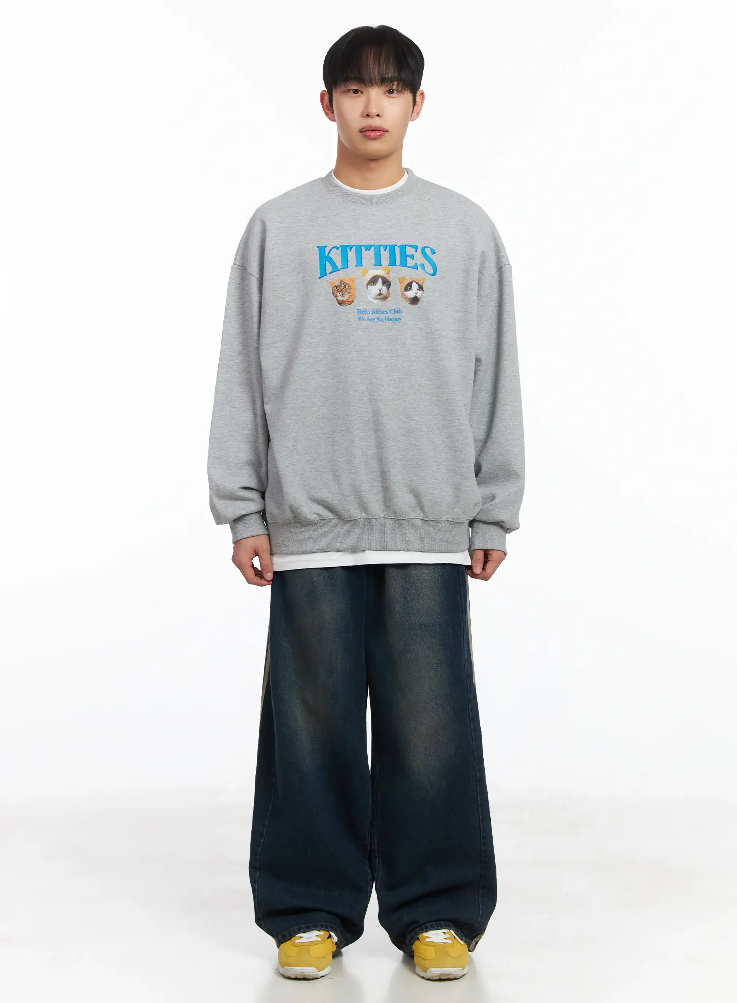 Oversized Animal Graphic Sweatshirt ID515 - Image 3