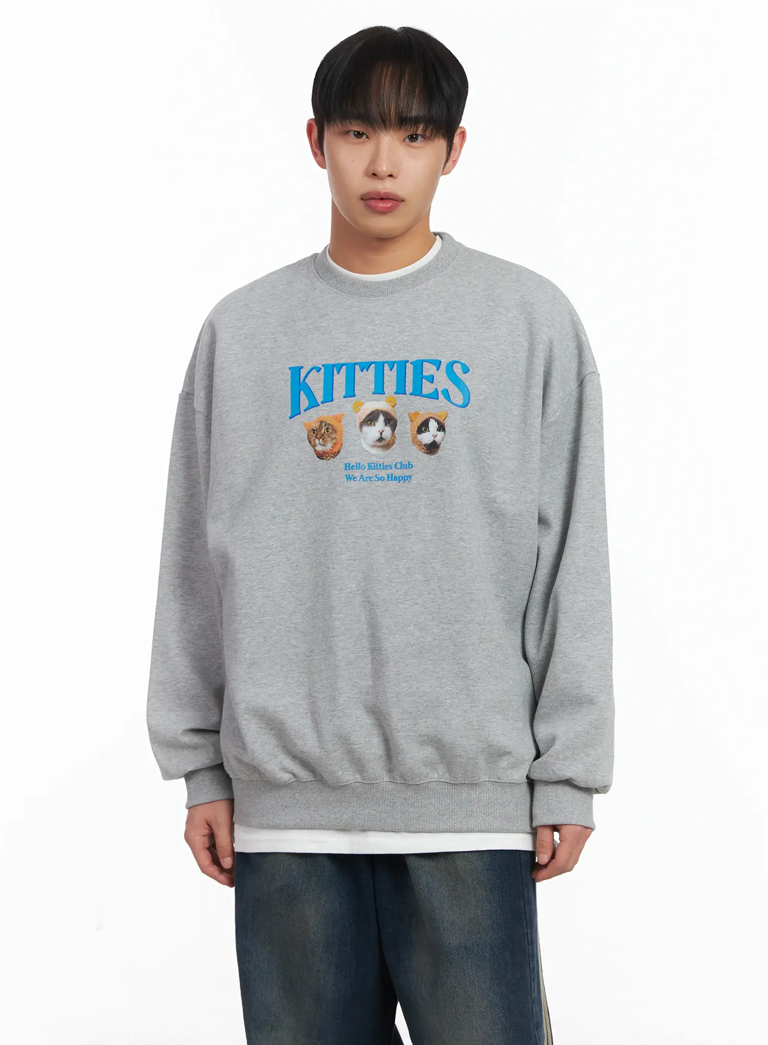 Oversized Animal Graphic Sweatshirt ID515 - Image 7