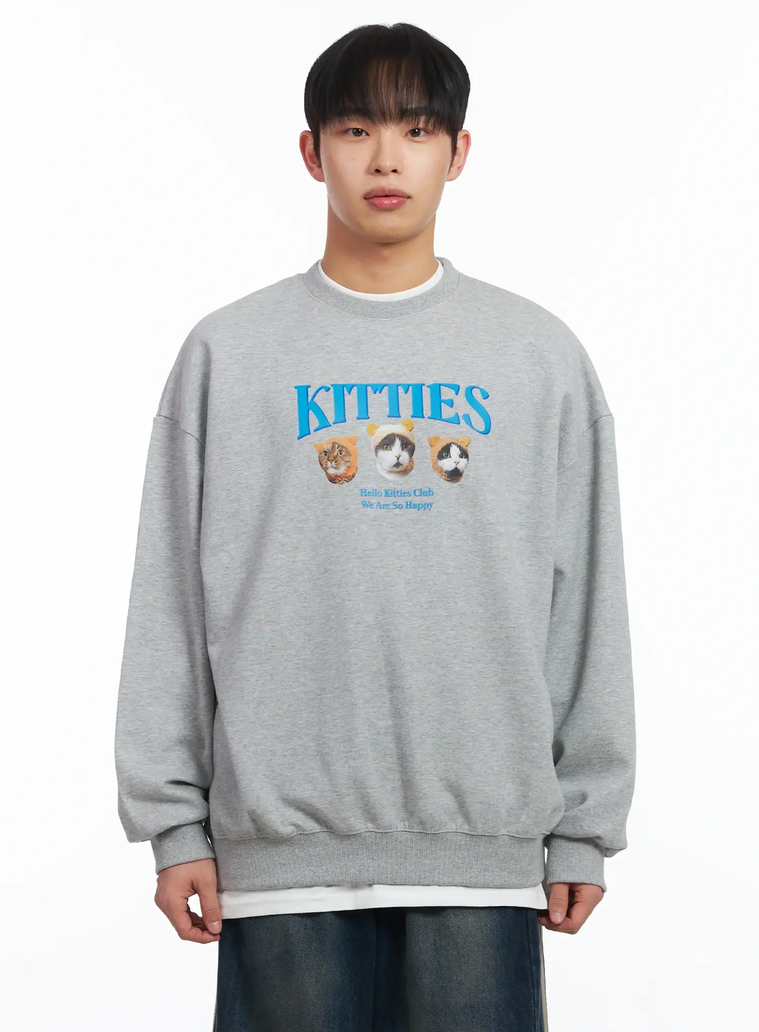 Oversized Animal Graphic Sweatshirt ID515 - Image 9