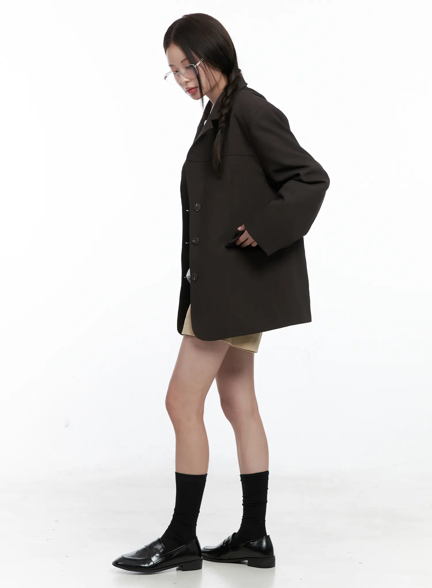 Oversized Blazer Jacket CO503 - Image 3