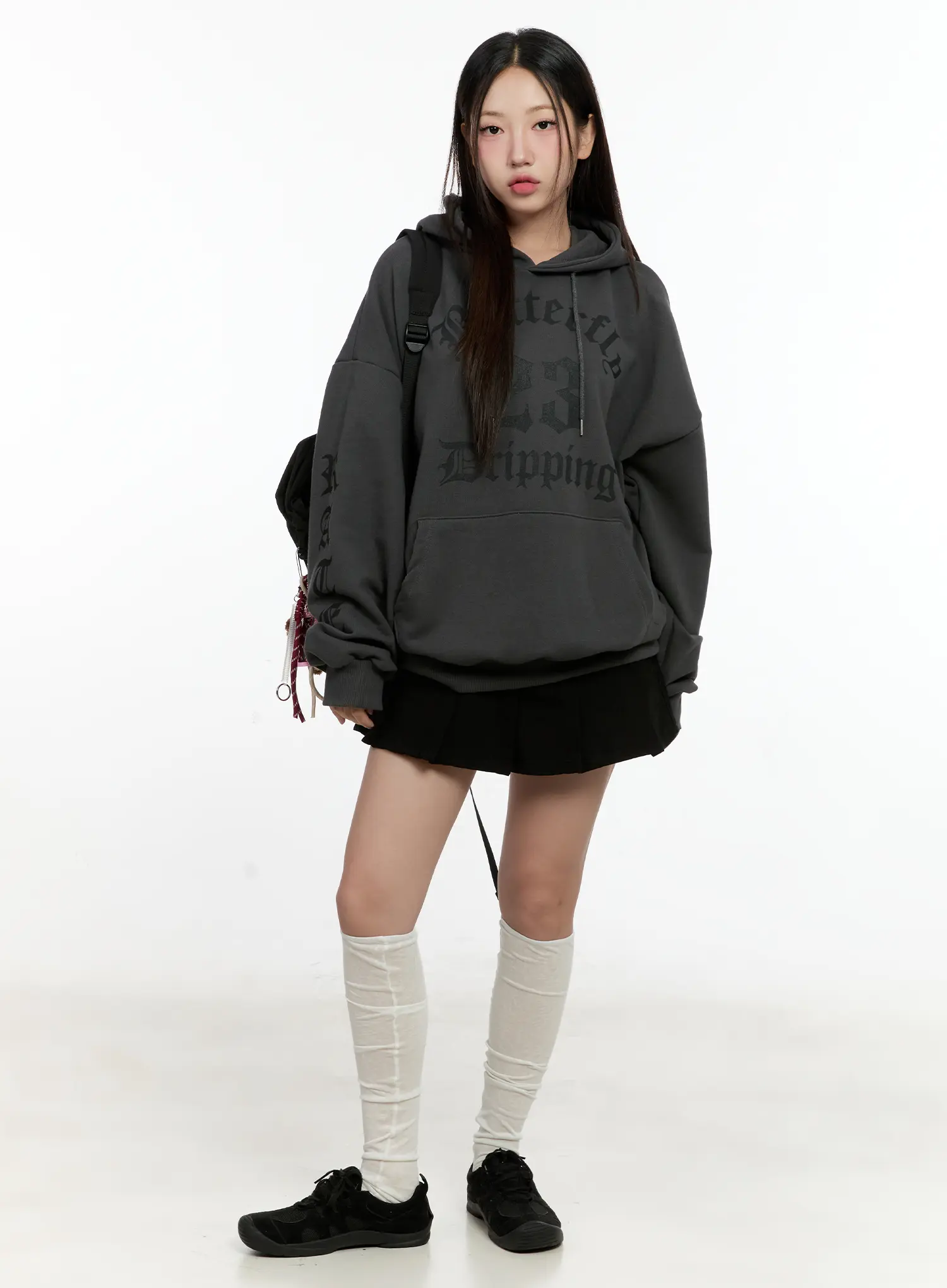 Oversized "Butterfly" Graphic Hoodie CG501 - Image 2