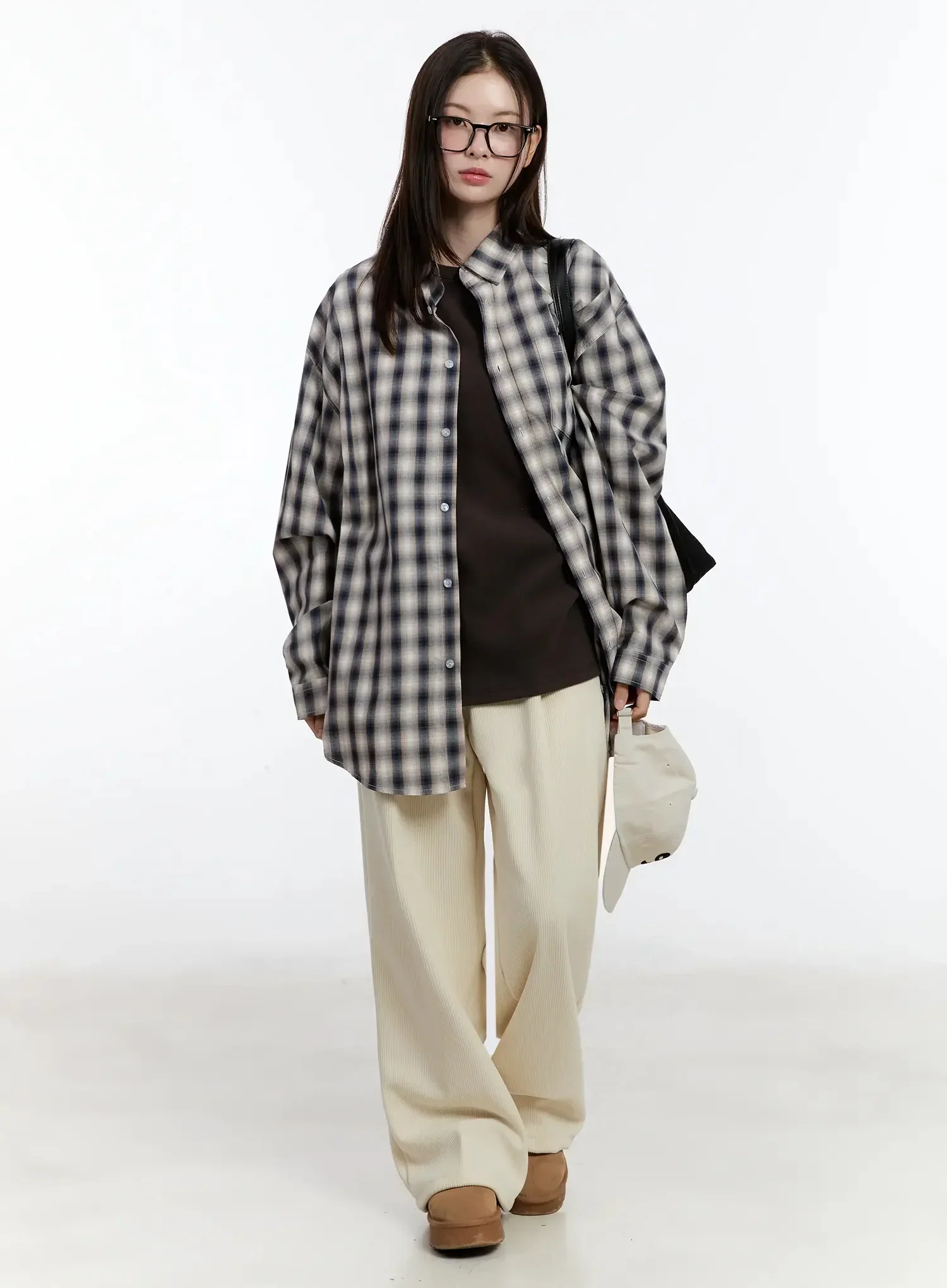 Oversized Check Shirt ID526 - Image 10