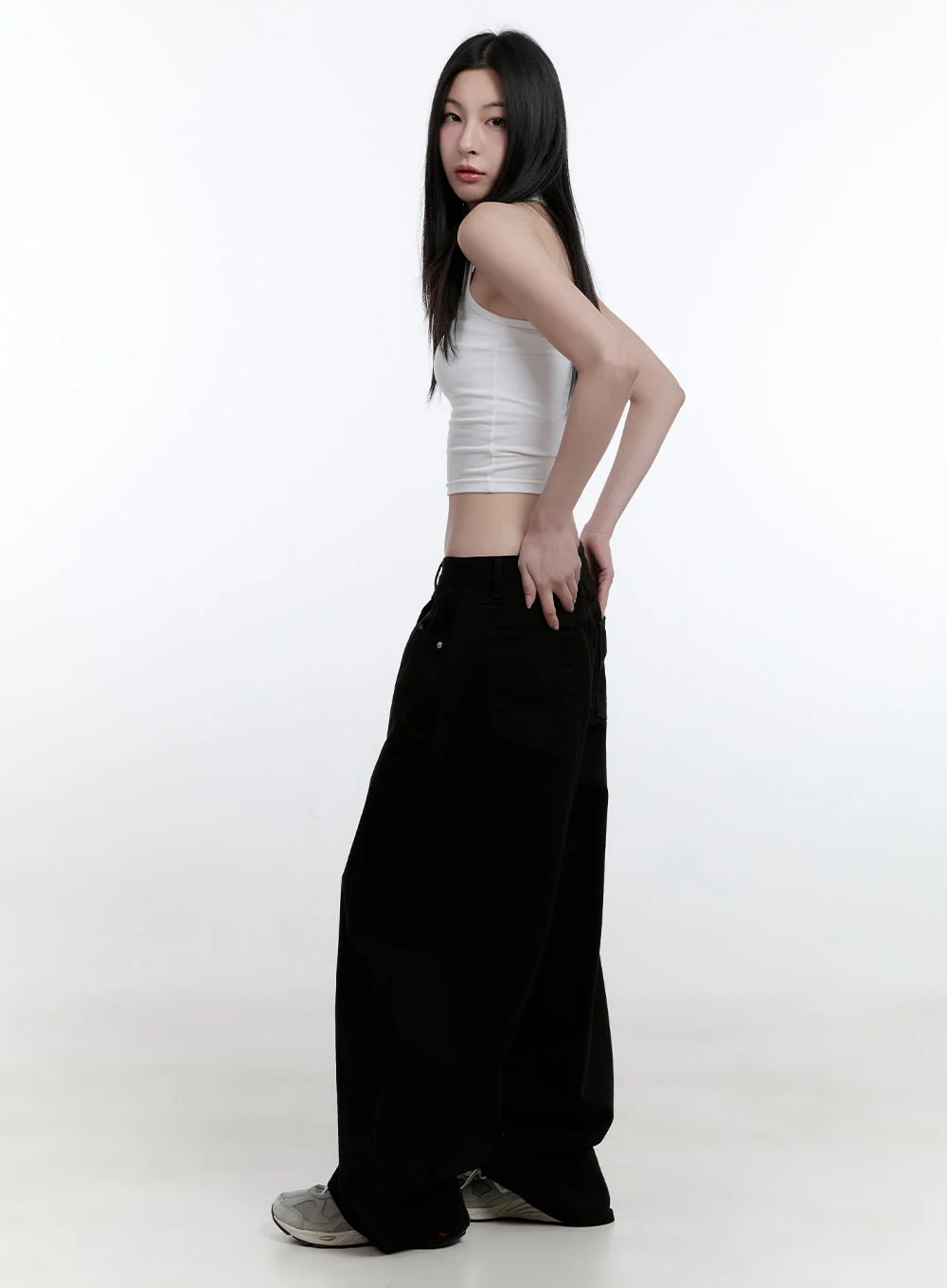 Oversized Comfy Cotton Trousers CJ522 - Image 4