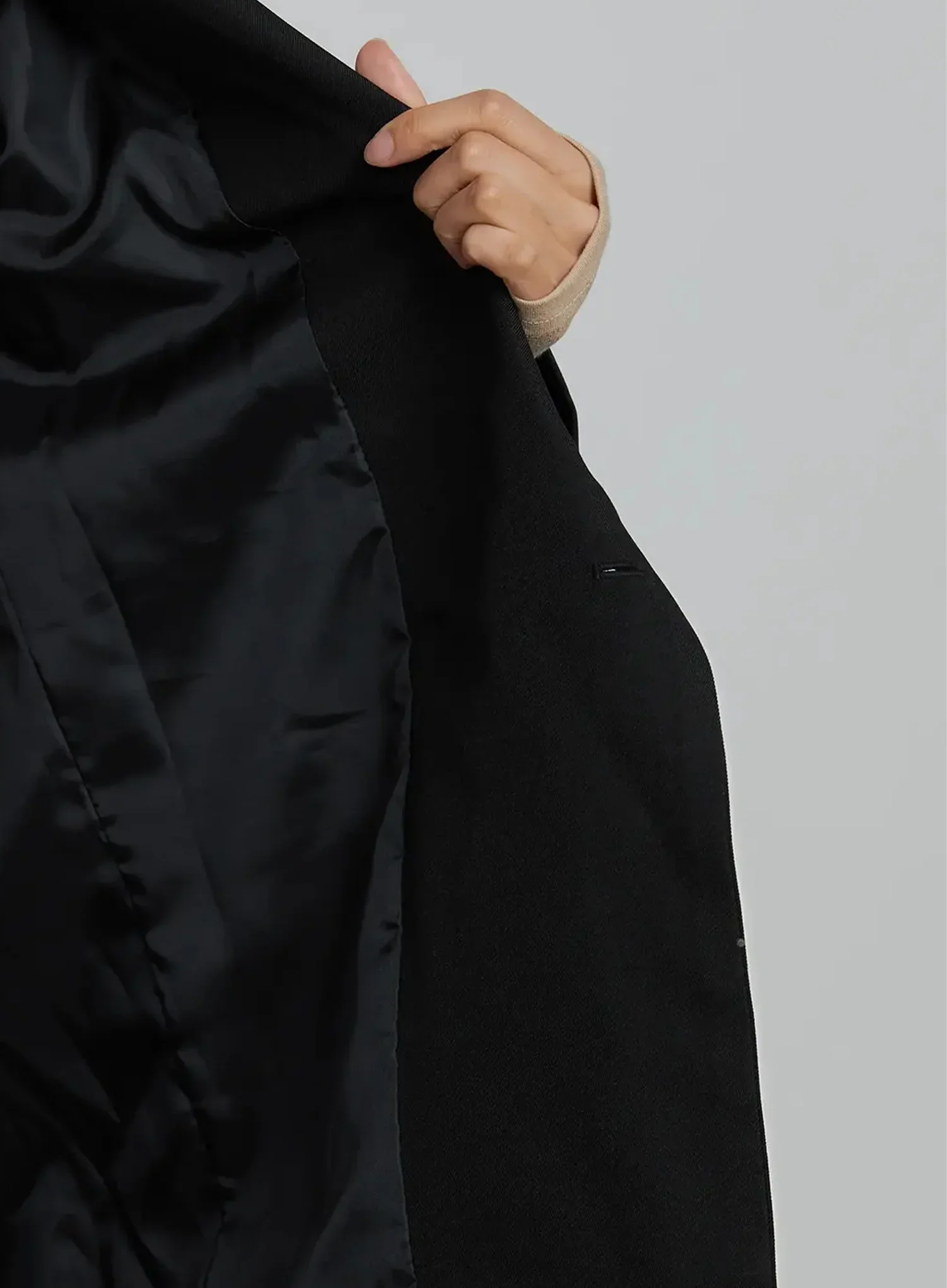 Oversized Double-Breasted Blazer ID516 - Image 7