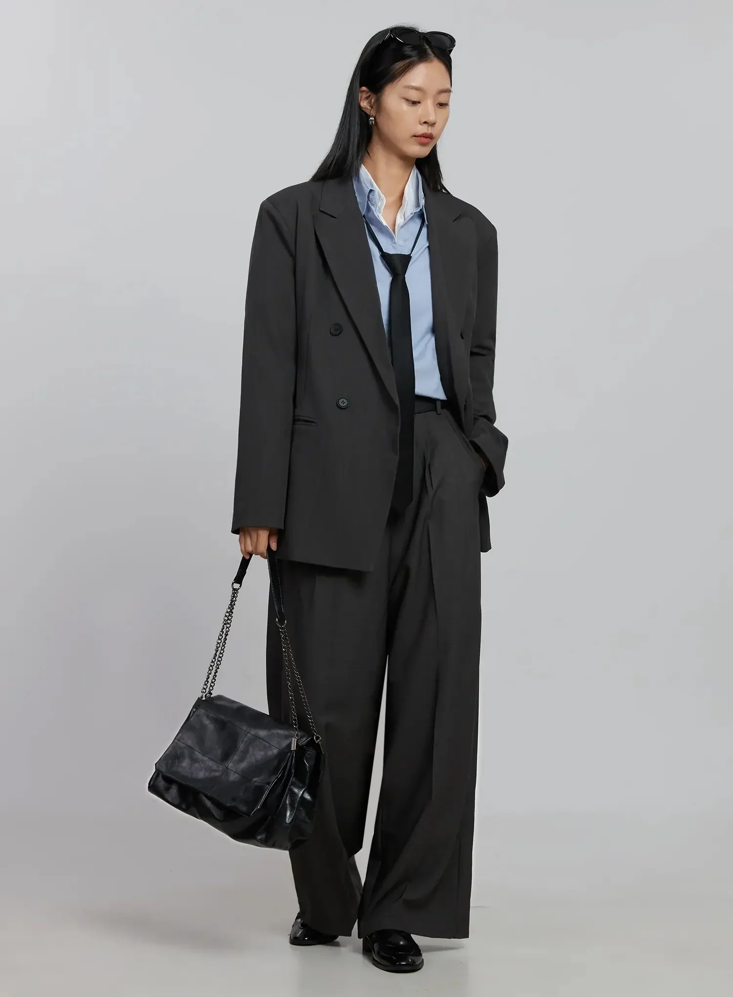 Oversized Double Button Blazer ID516 - Image 13