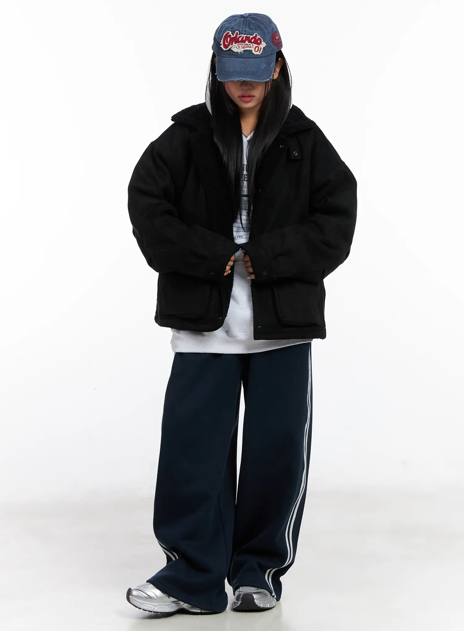 Oversized Faux Fur Jacket CN528 - Image 7