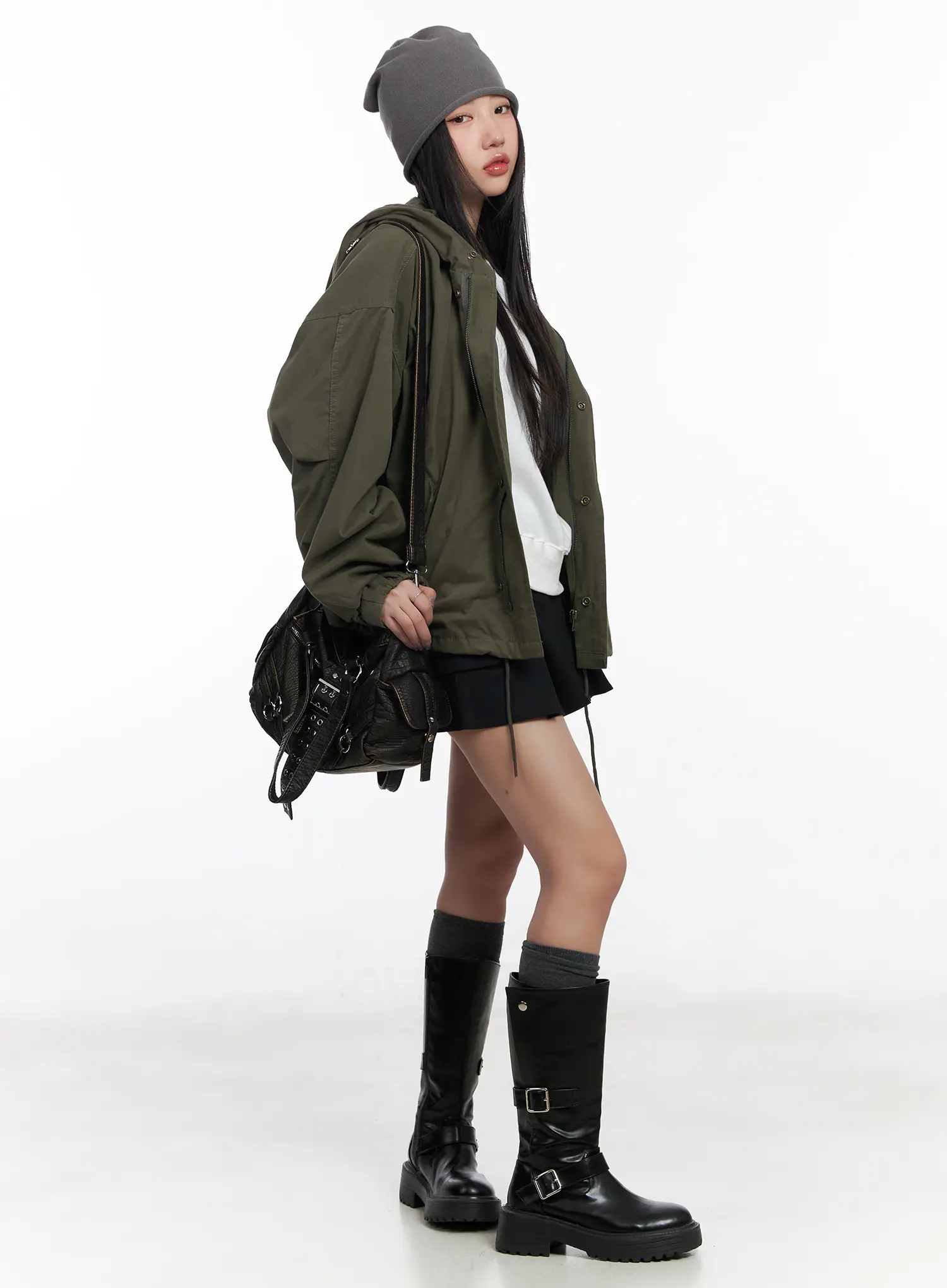 Oversized Field Hoodie Jacket CF503