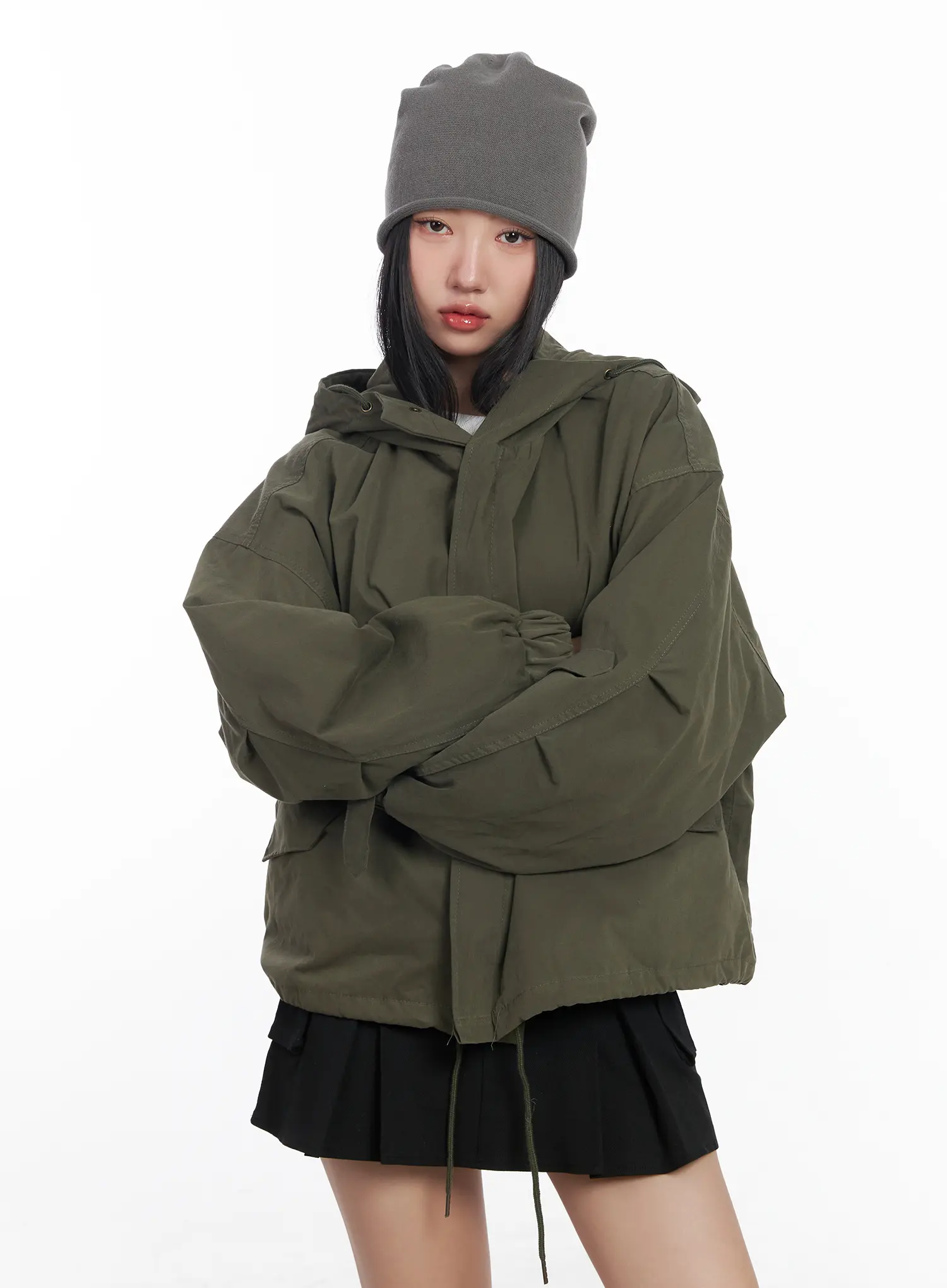 Oversized Field Hoodie Jacket CF503 - Image 6