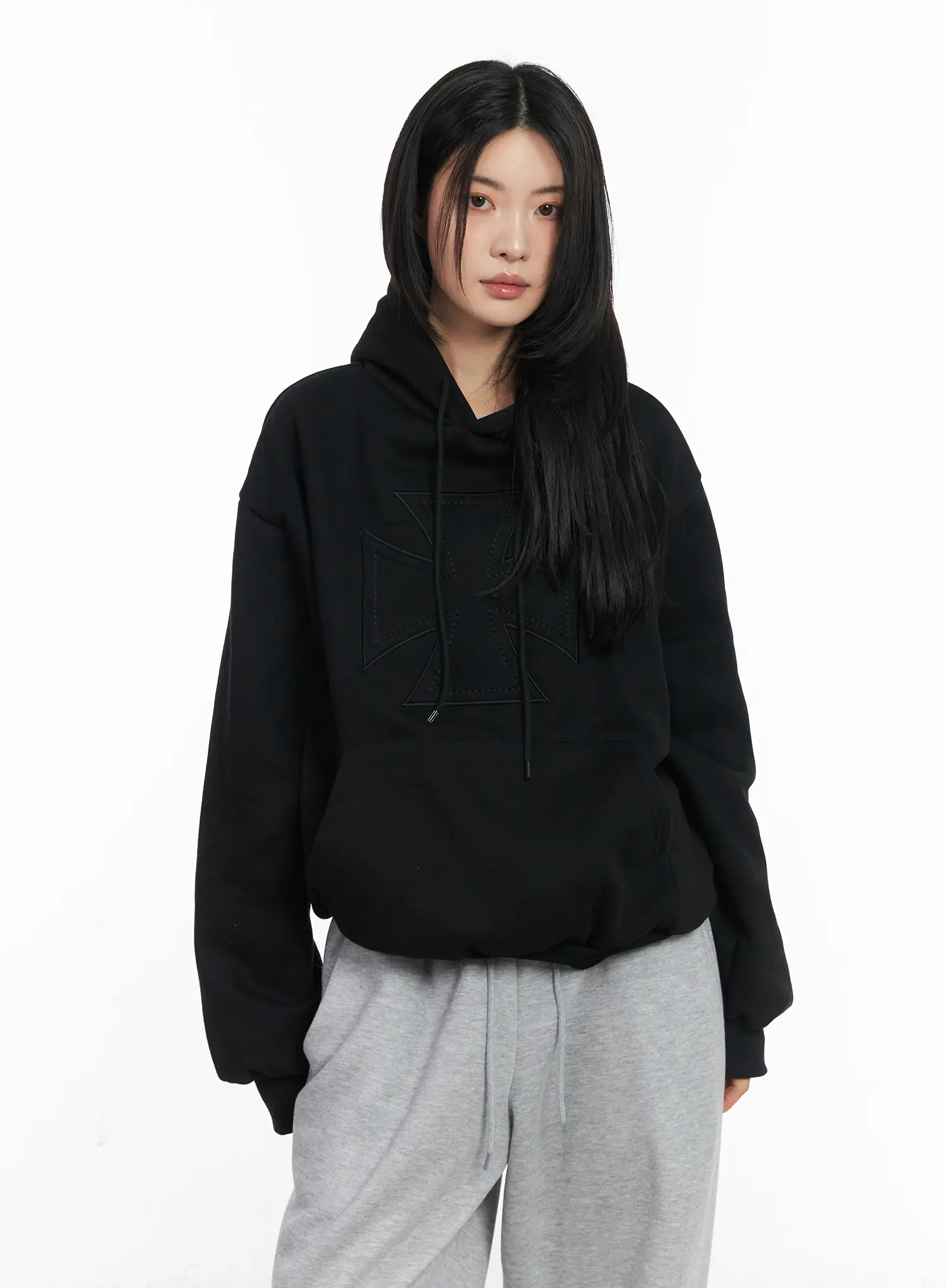 Oversized Fleece Hoodie CD505 - Image 5