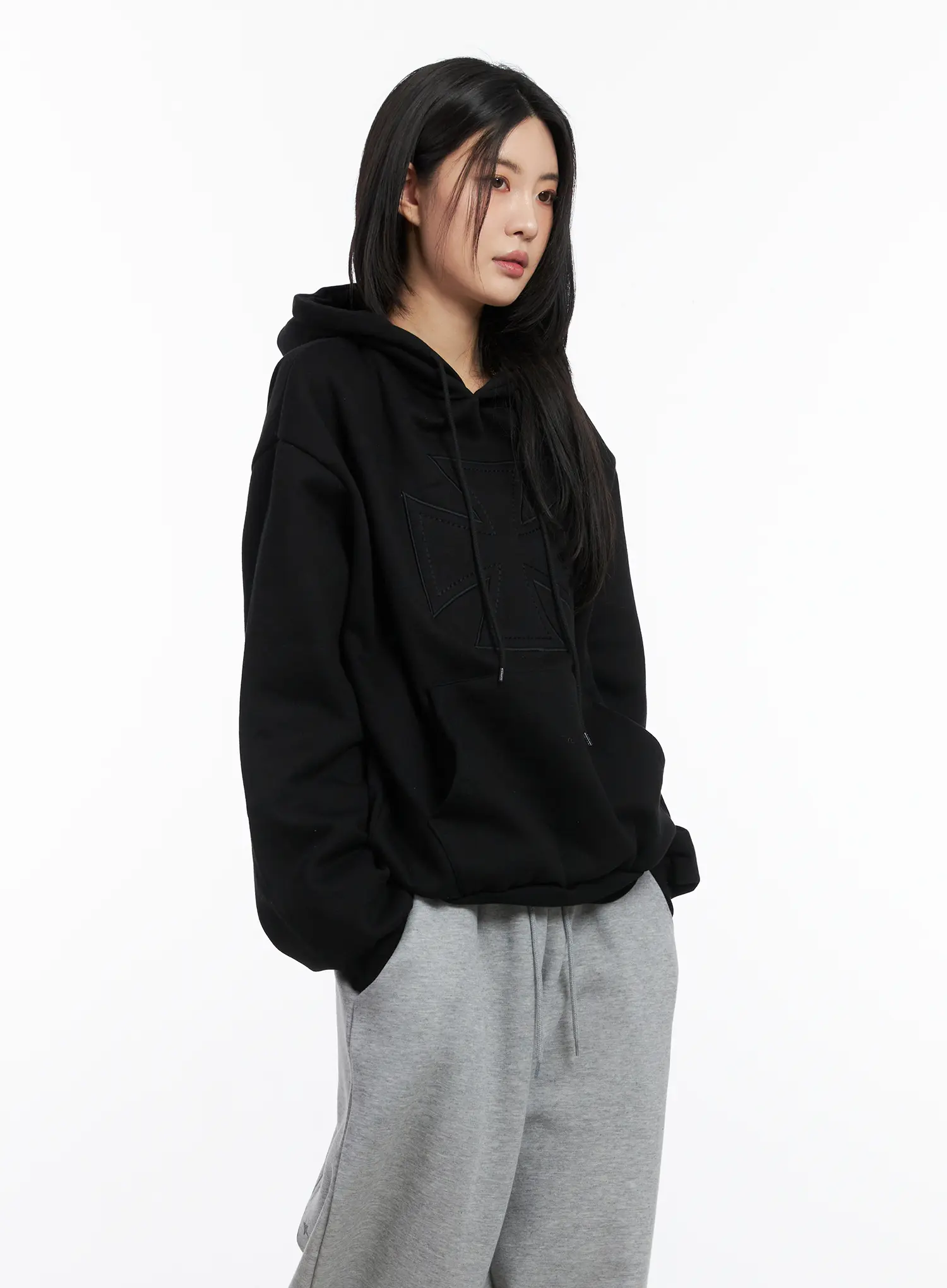 Oversized Fleece Hoodie CD505 - Image 7