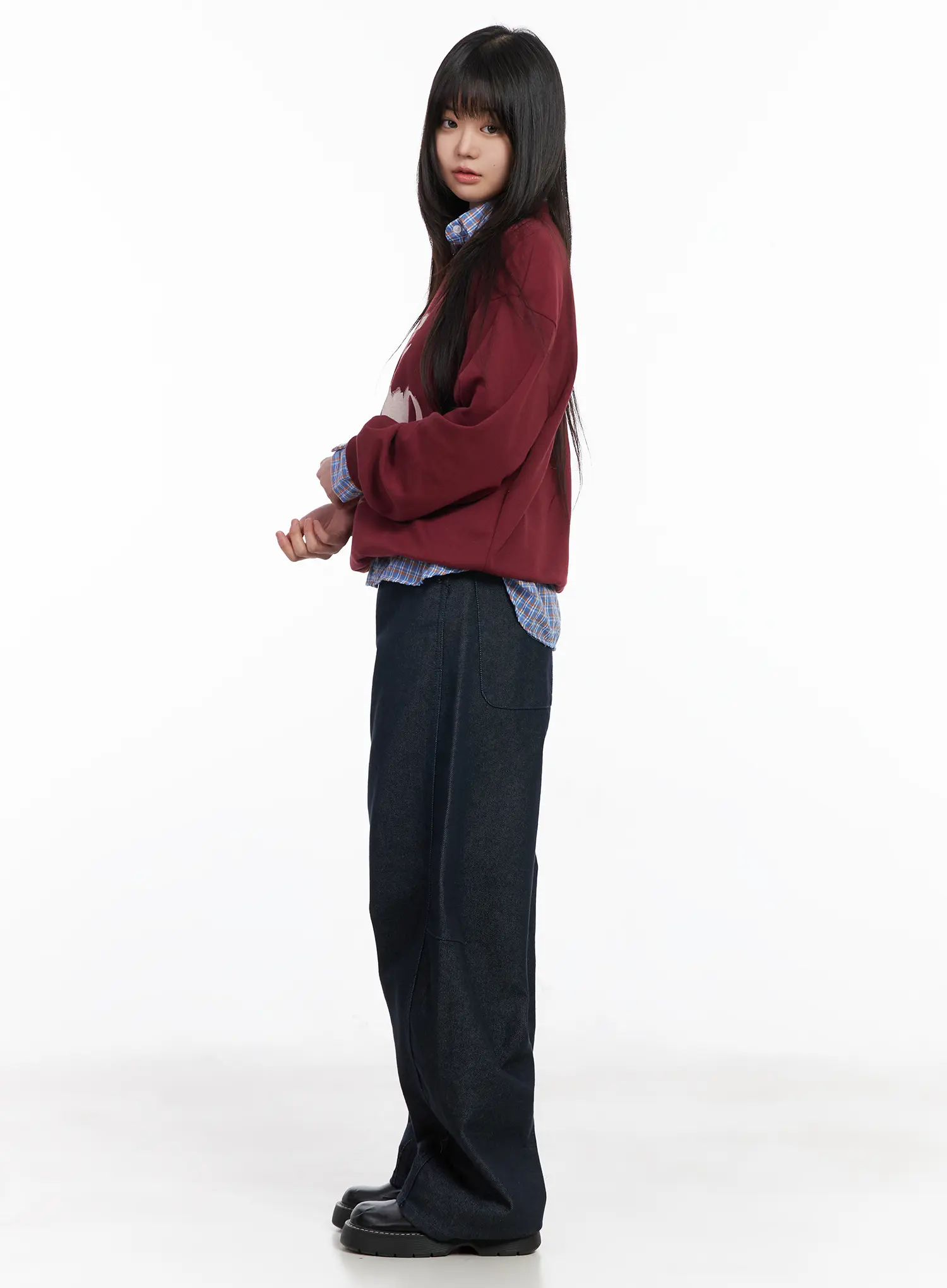 Oversized Graphic Sweatshirt CM513 - Image 4