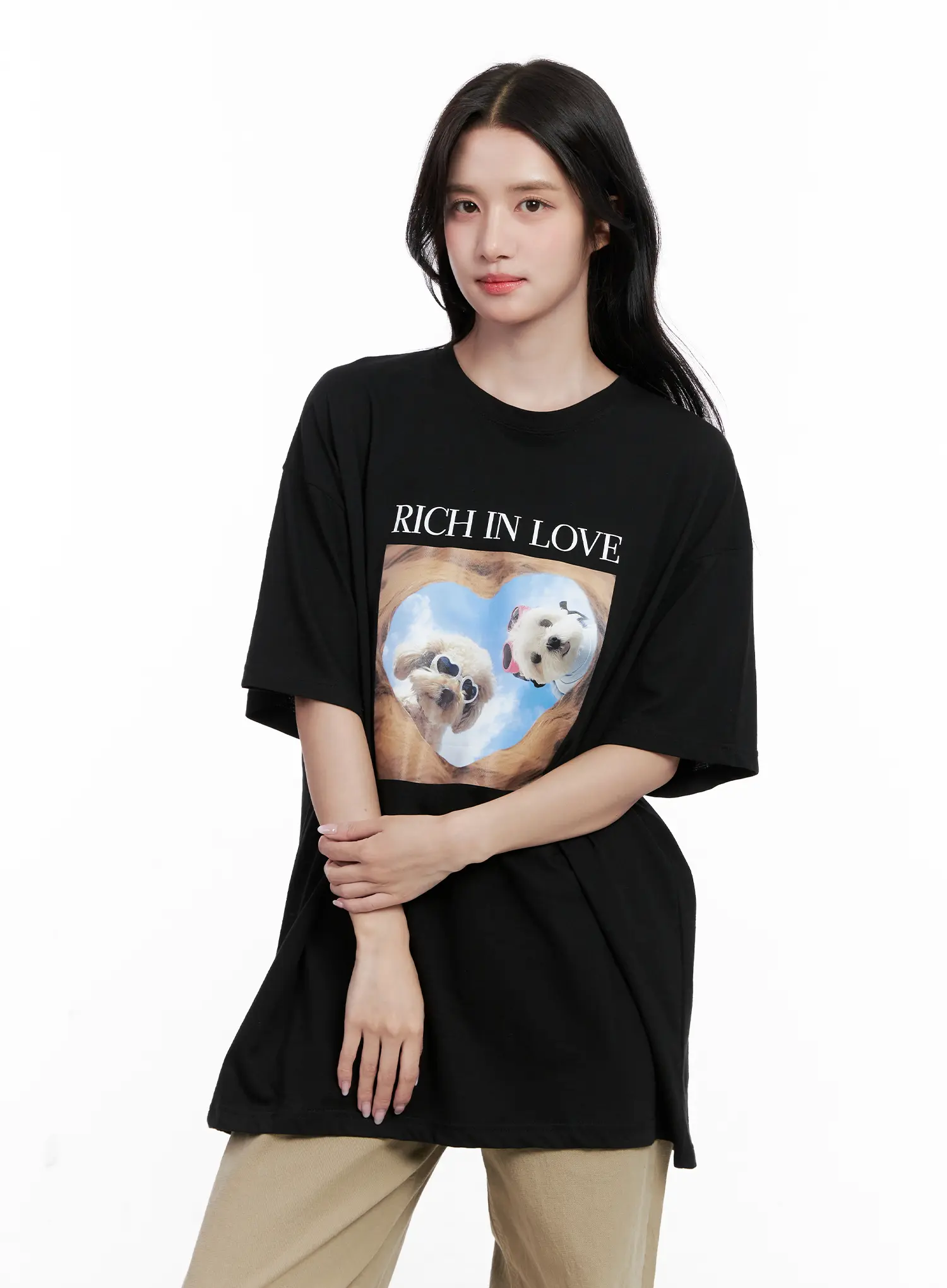 Oversized Graphic T-Shirt CL515 - Image 2