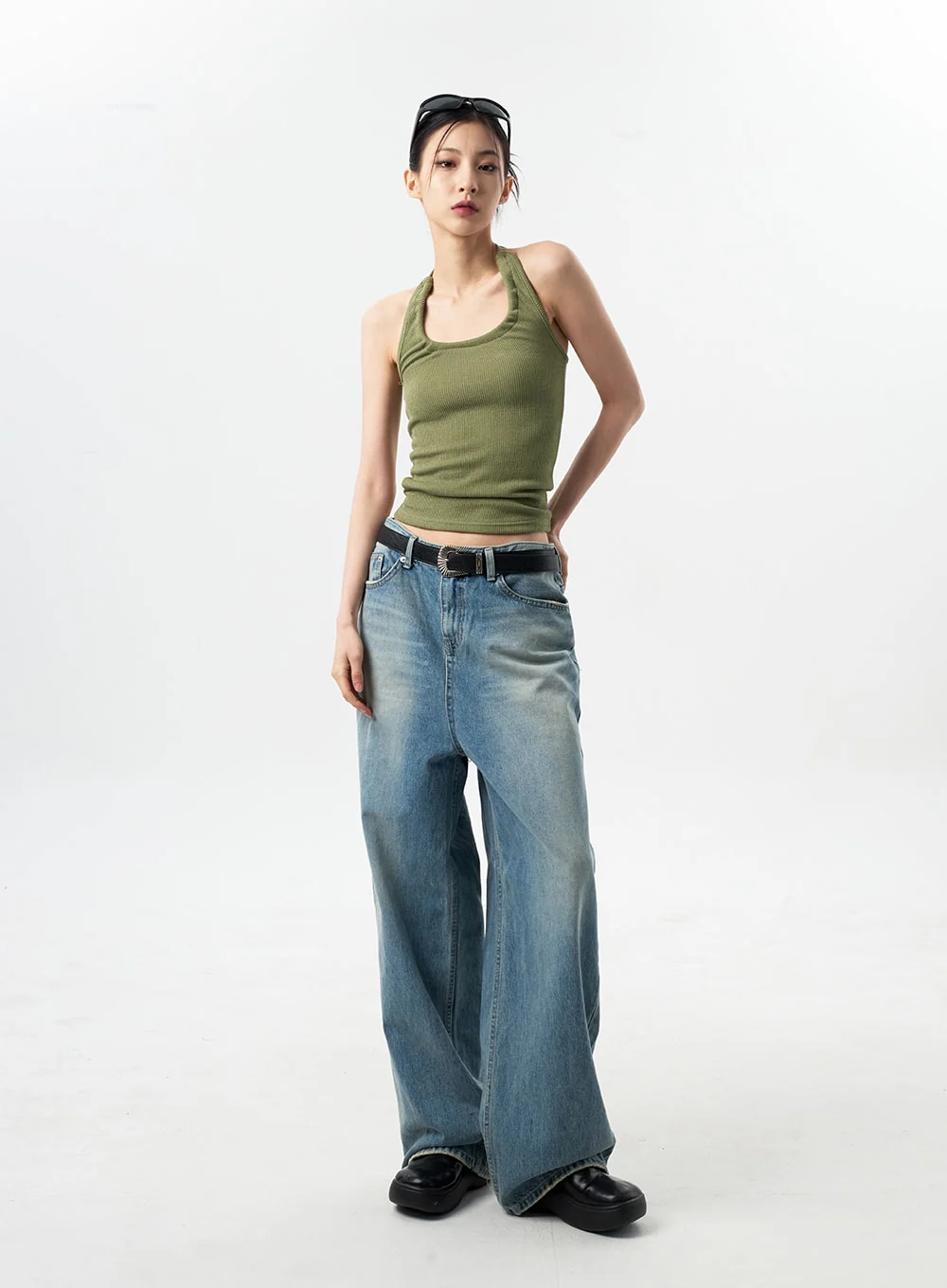 Oversized Jeans Unisex CY312 - Image 3