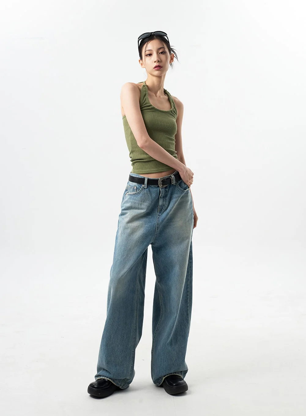 Oversized Jeans Unisex CY312 - Image 4