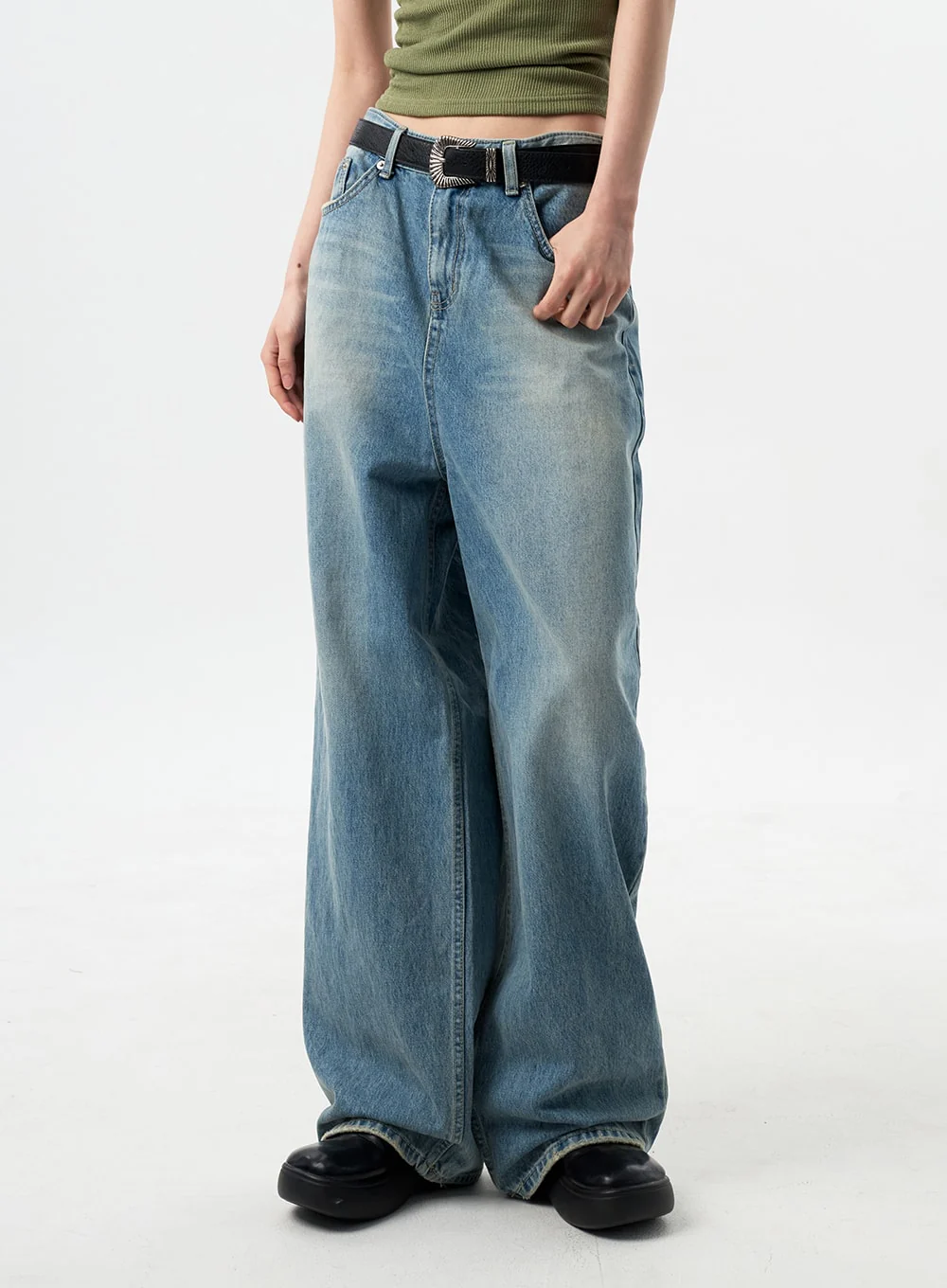 Oversized Jeans Unisex CY312 - Image 9