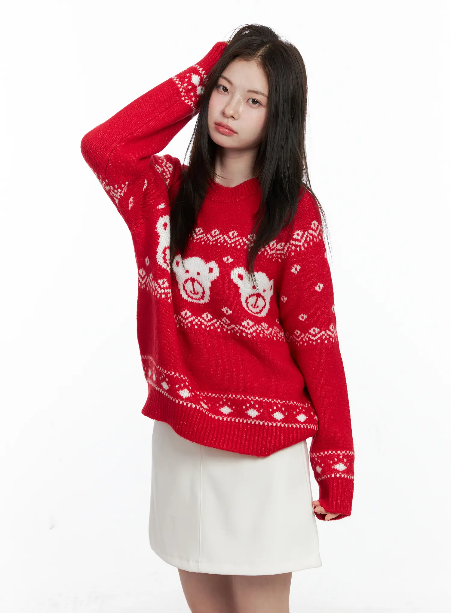 Oversized Knit Sweater CO506 - Image 2