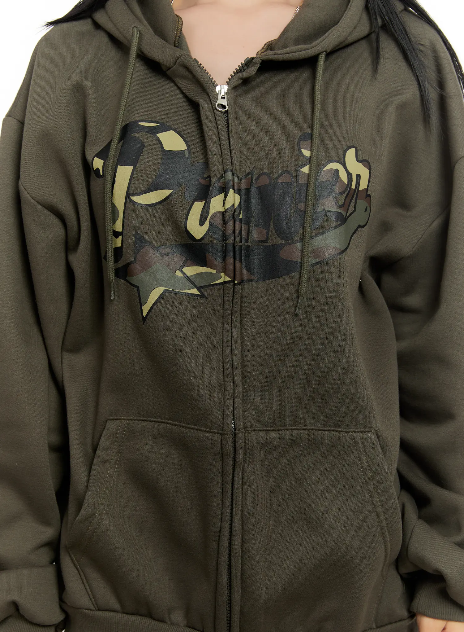 Oversized Lettering Hoodie CN505 - Image 6