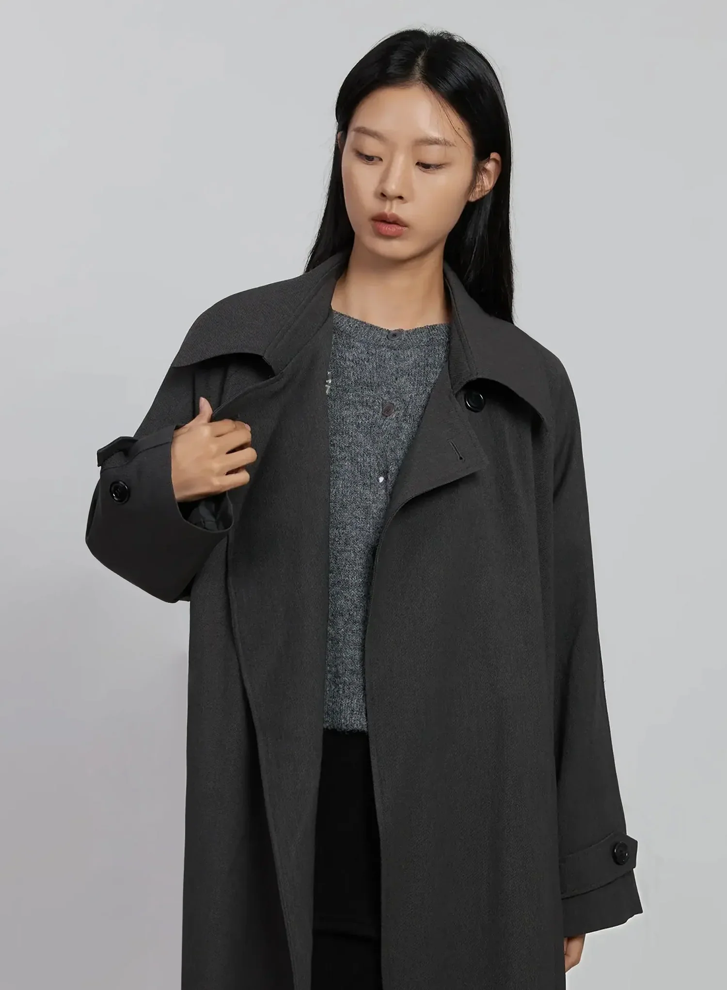 Oversized Trench Coat ID516 - Image 2