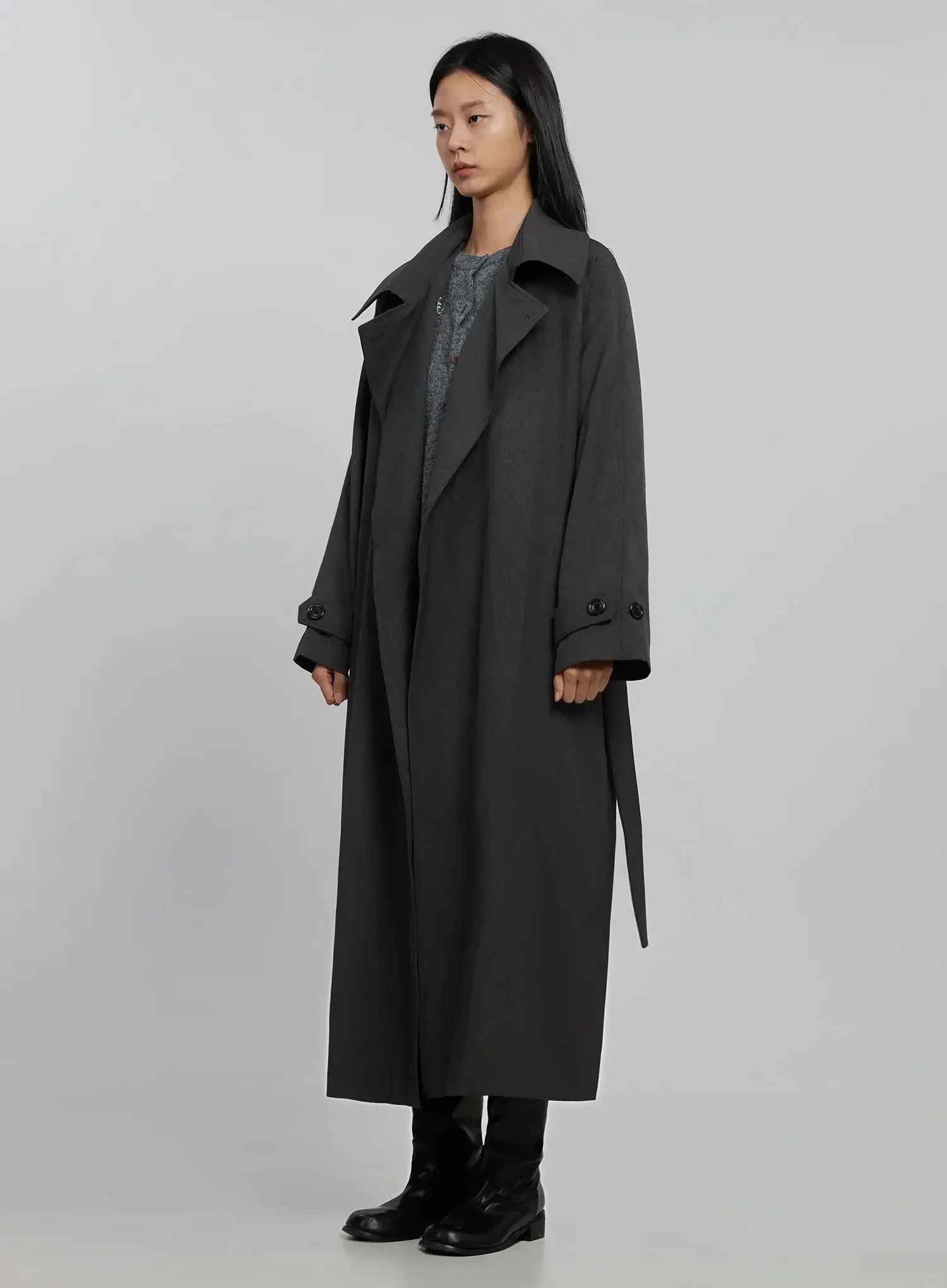 Oversized Trench Coat ID516 - Image 5