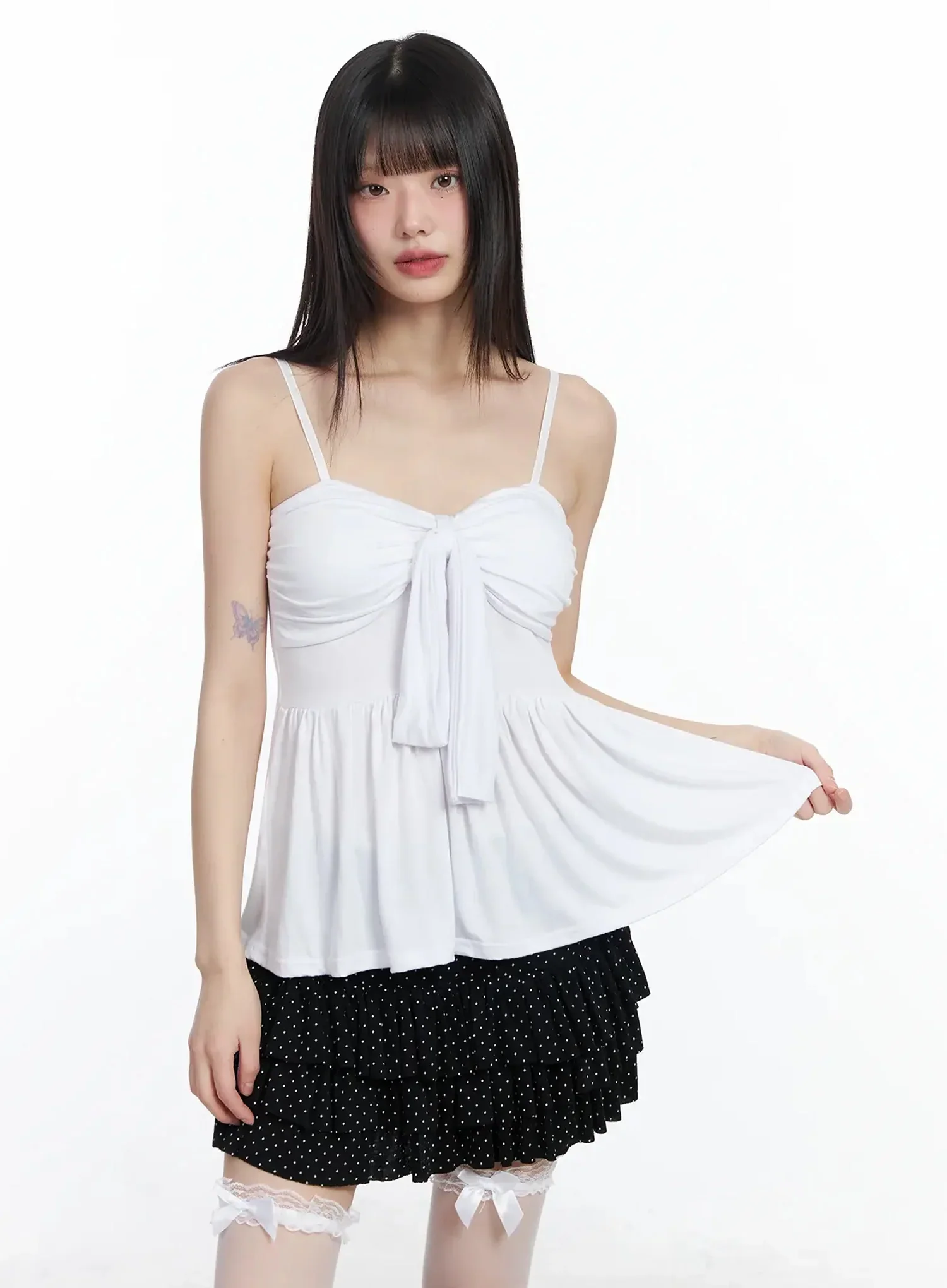 Padded Cami Top and Cardigan Set IF505 - Image 7