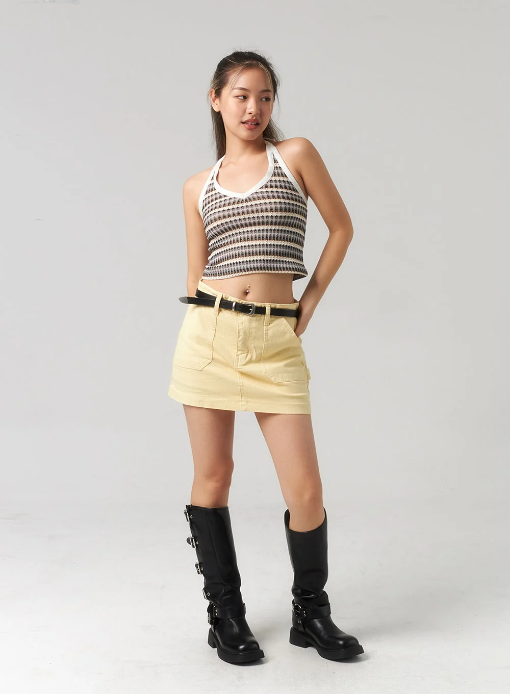 Pastel Color Mini Skirt CU330 - Image 7