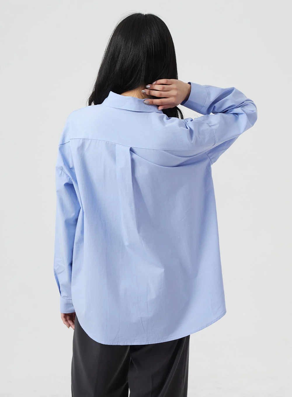 Pastel Color Oversized Shirt BM304 - Image 3