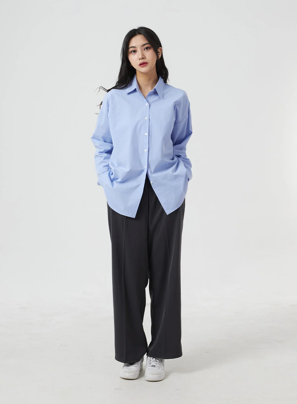 Pastel Color Oversized Shirt BM304 - Image 4