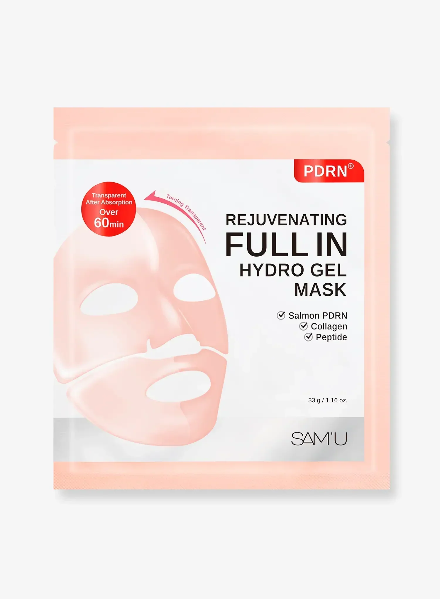 PDRN Rejuvenating Full In Hydro Gel Mask (33g*4ea) - Image 4