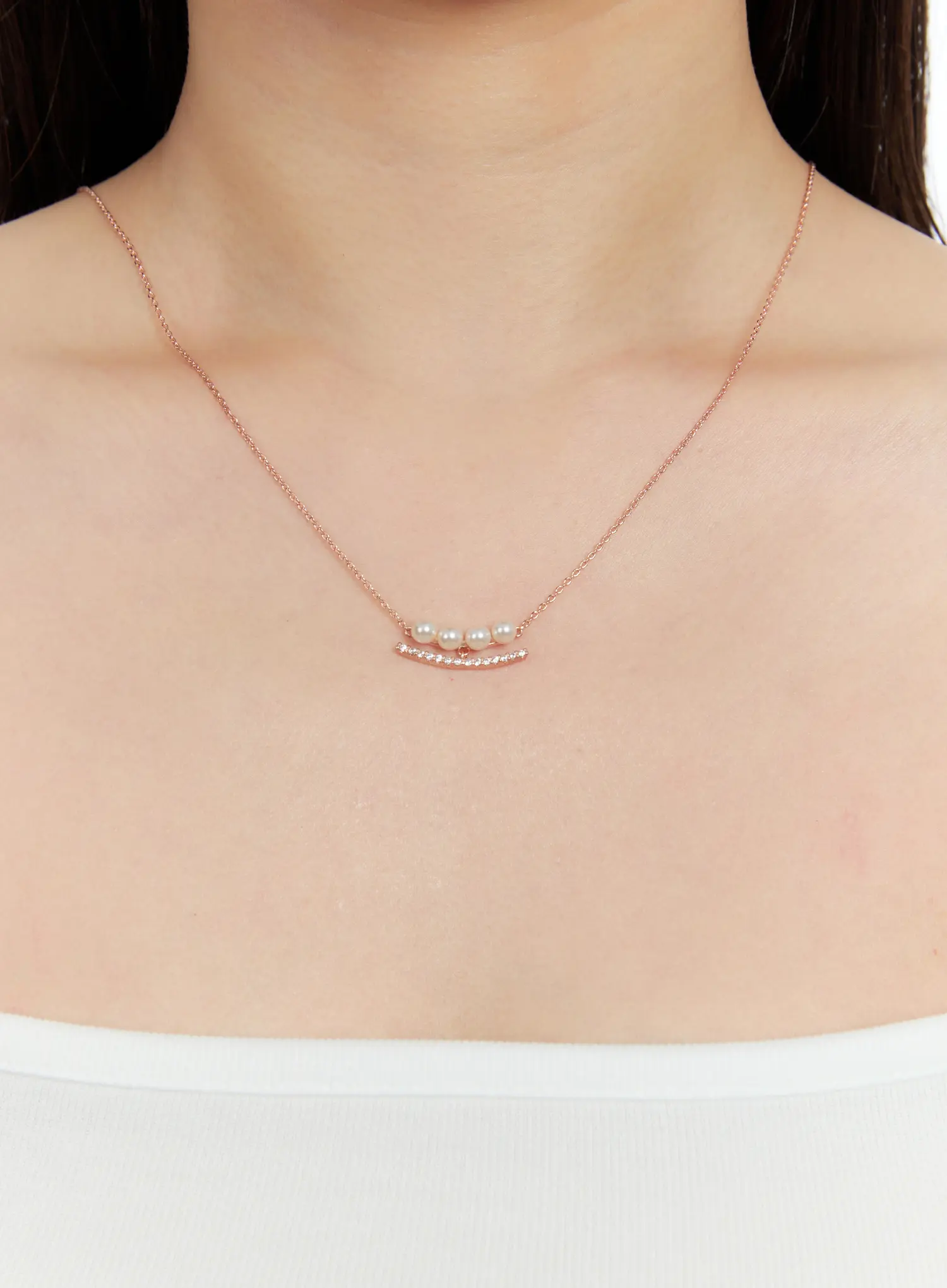 Pearl Nest Necklace IS517 - Image 3