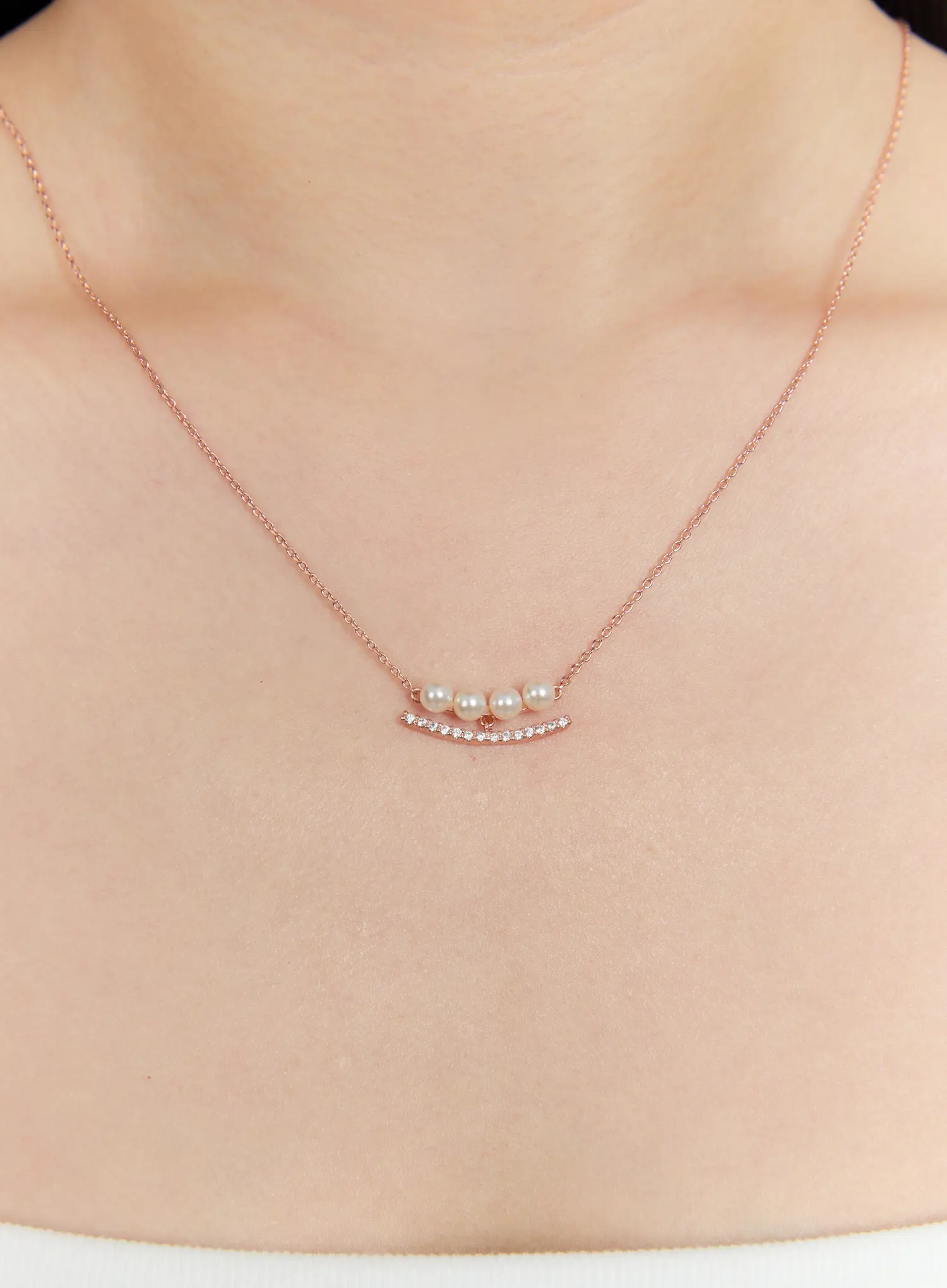 Pearl Nest Necklace IS517 - Image 4
