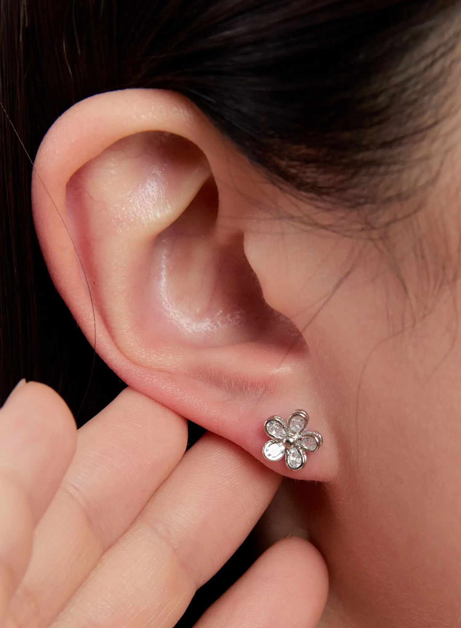 Petal Flower Earrings IN528 - Image 2
