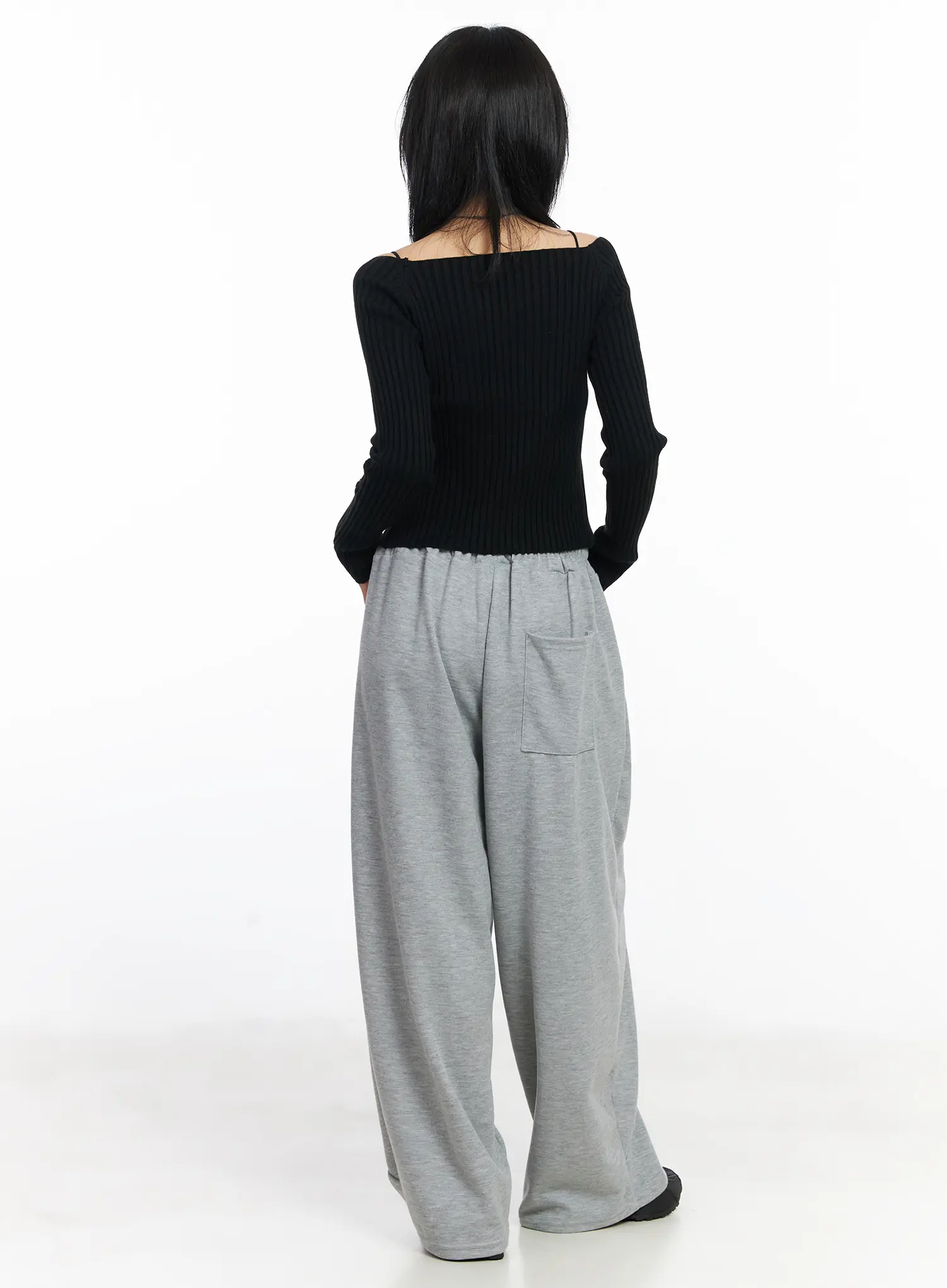 Pin Tuck Balloon-Fit Sweatpants CJ523 - Image 9