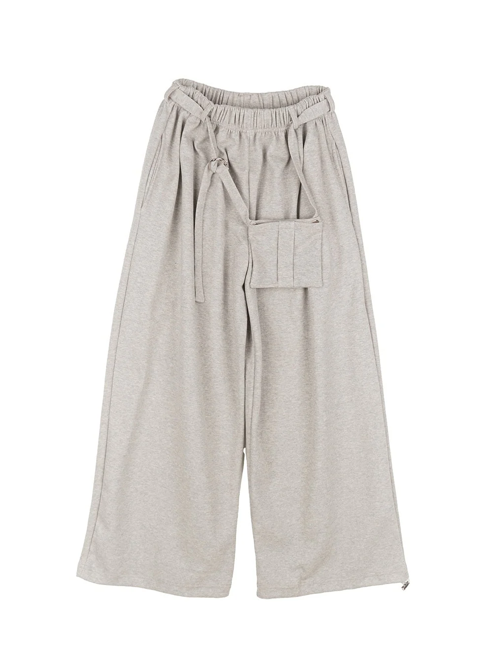 Pintuck Belt Wide-Leg Sweatpants IM528 - Image 15