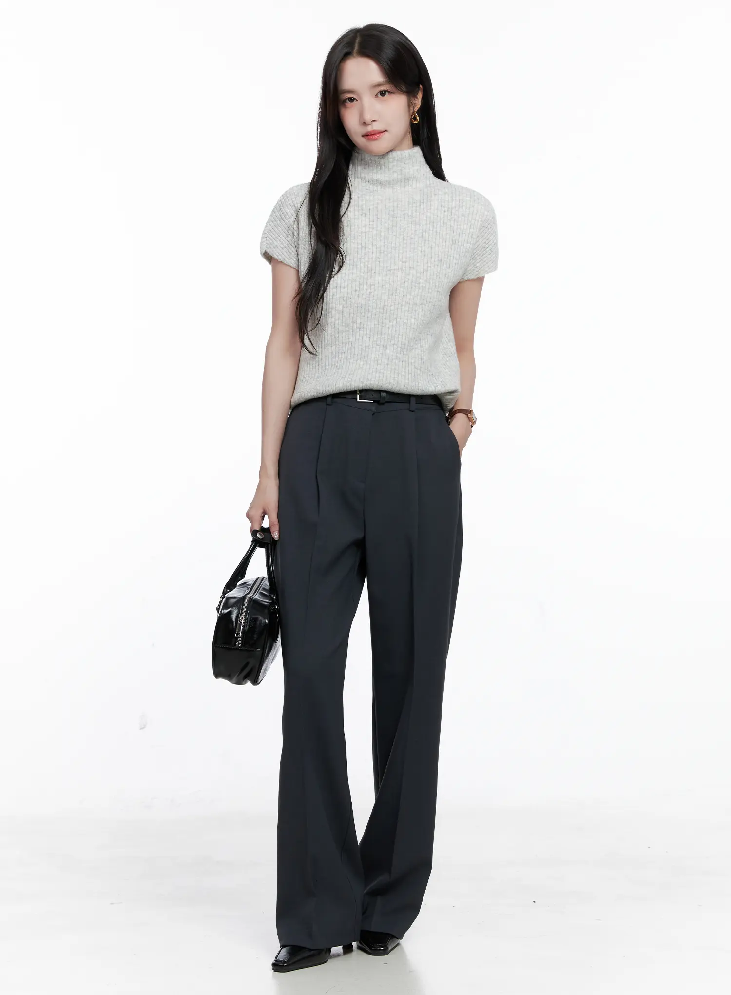 Pintuck Tailored Trousers CS523
