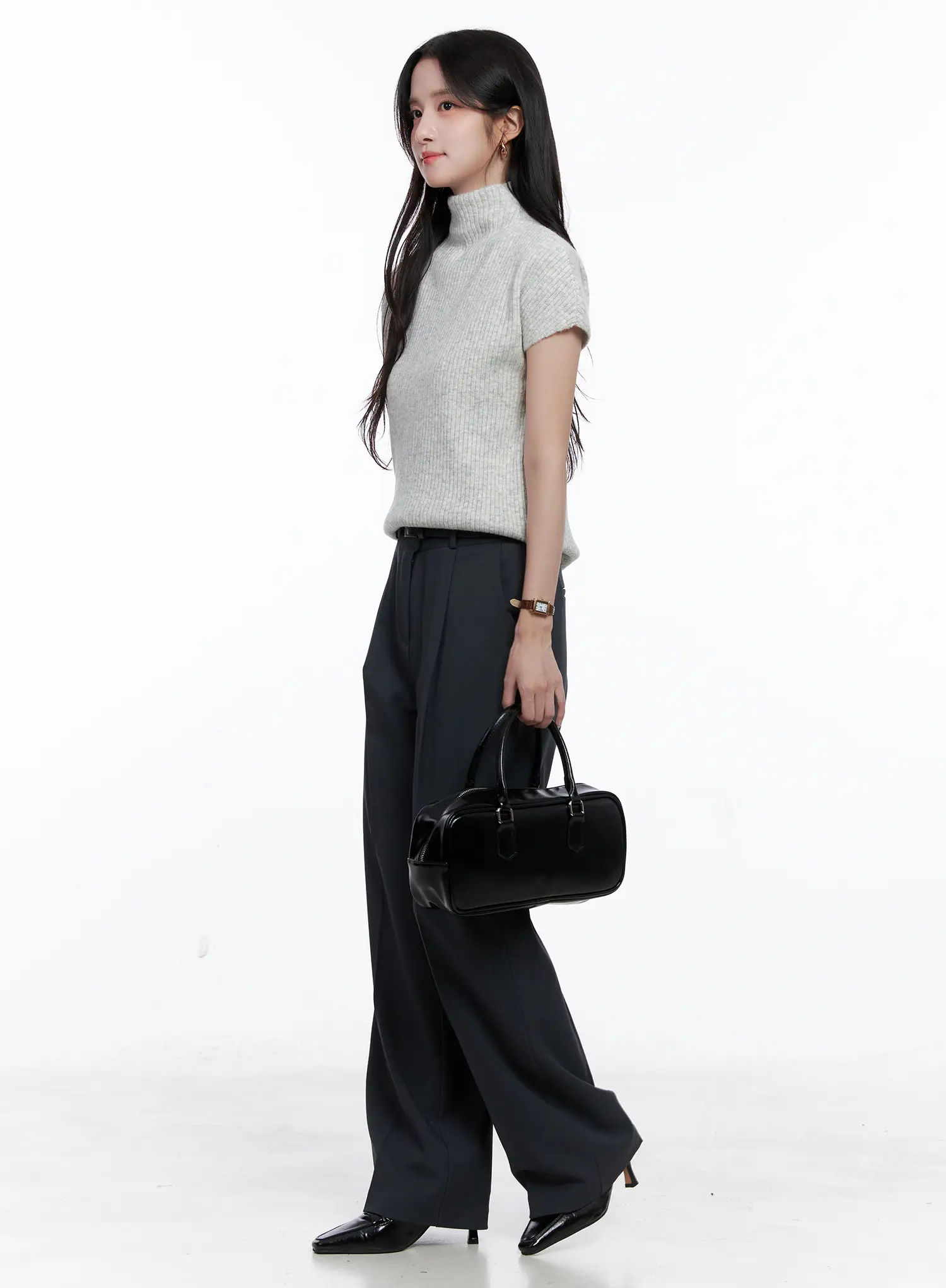 Pintuck Tailored Trousers CS523 - Image 6