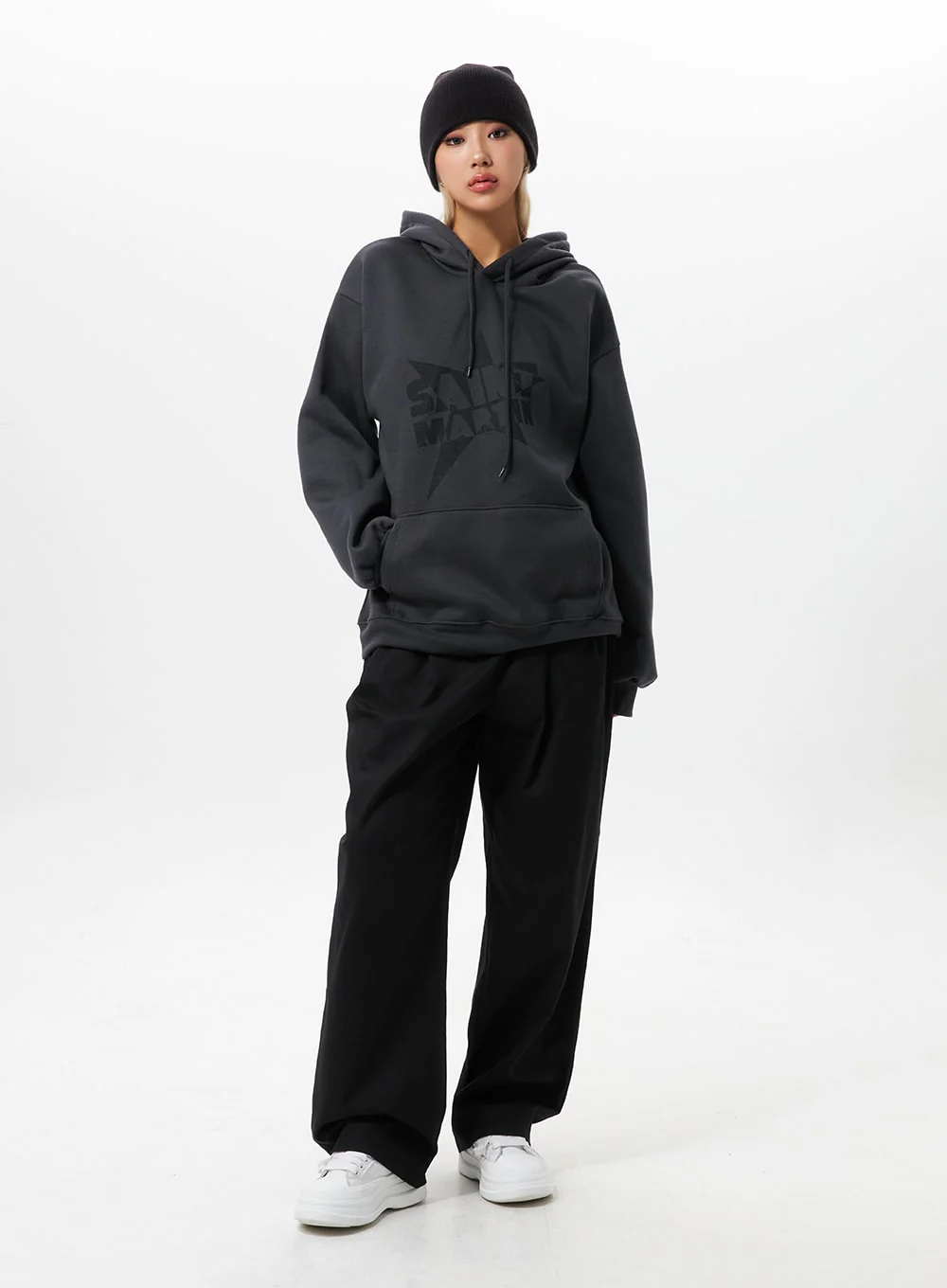 Pintuck Wide Fit Pants IO326