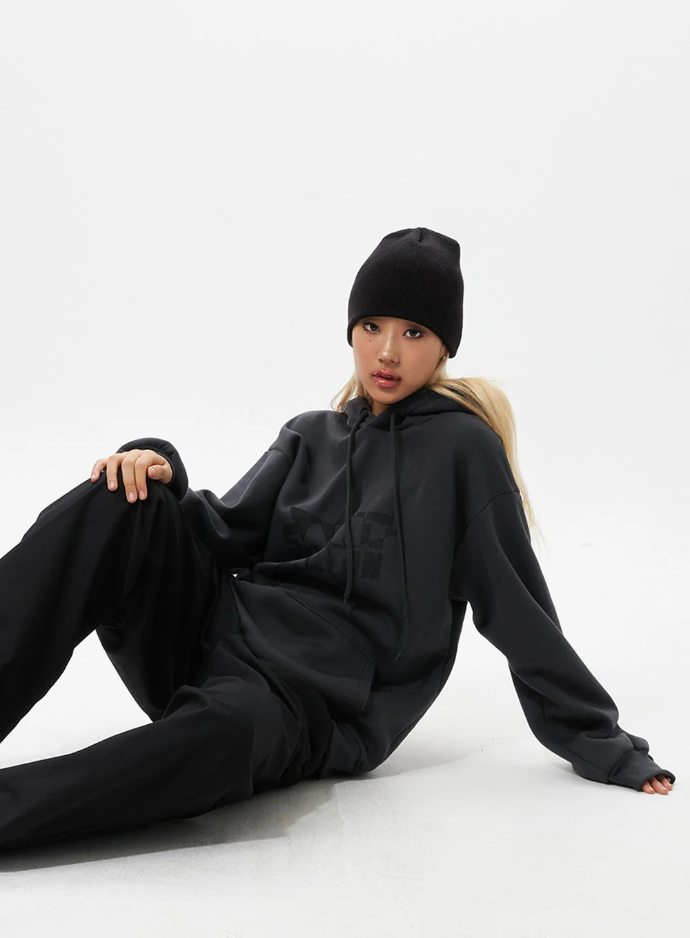 Pintuck Wide Fit Pants IO326 - Image 5