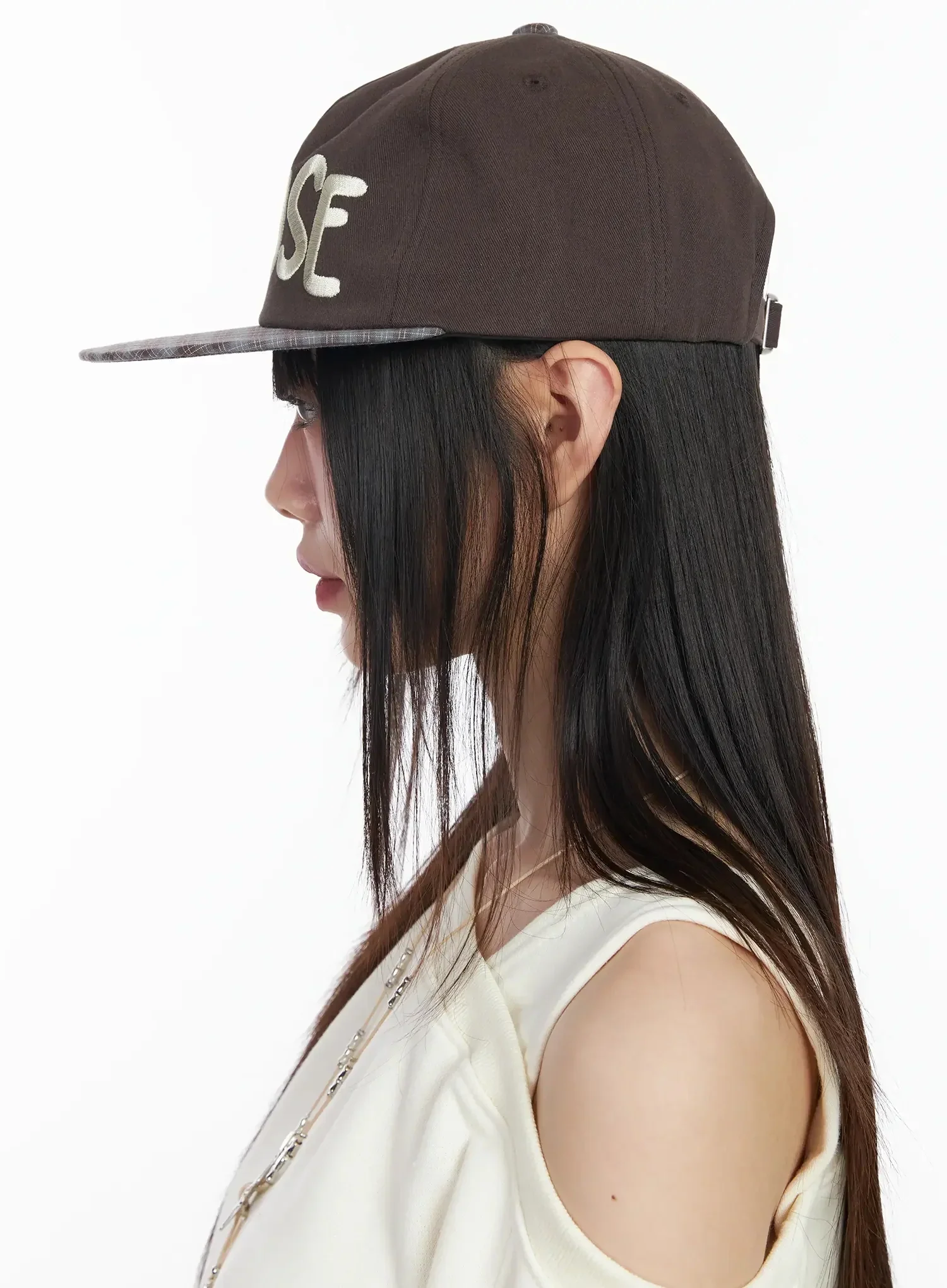 Plaid Graphic Baseball Cap IM523 - Image 7