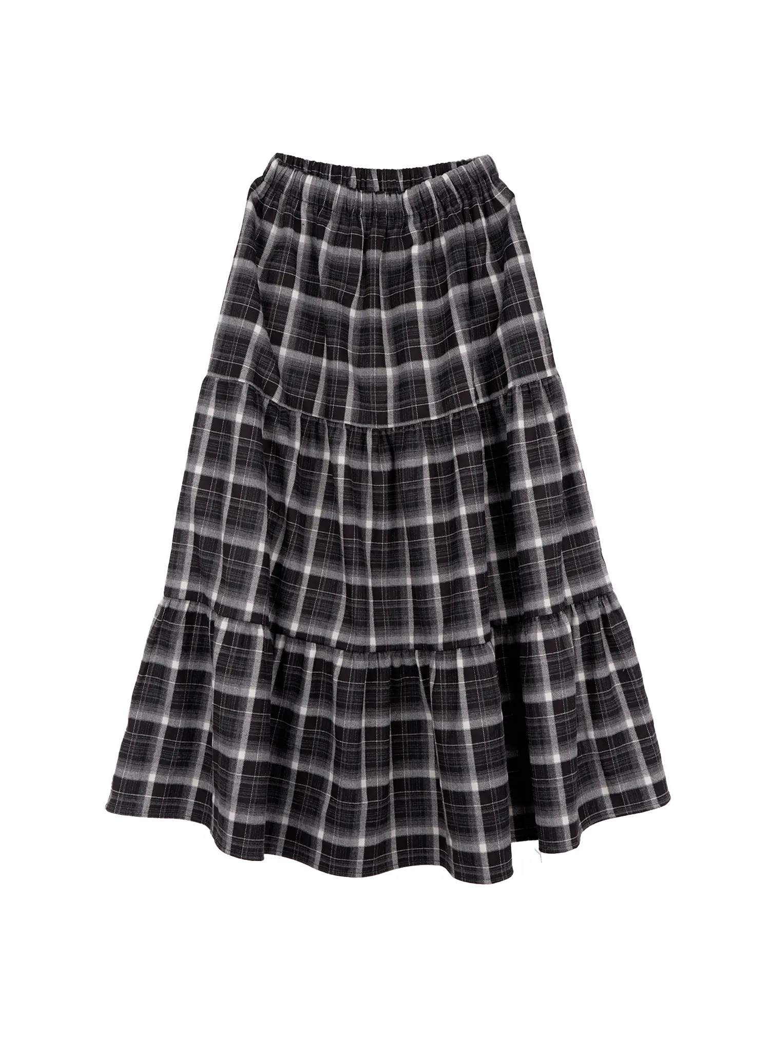 Plaid Maxi Skirt CN517 - Image 11