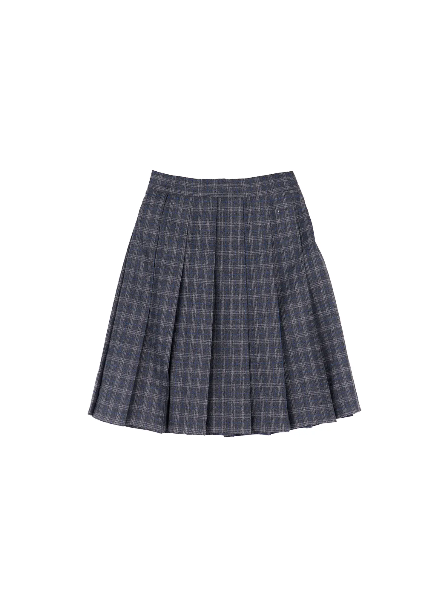 Plaid Pleated Midi Skirt IJ502 - Image 15