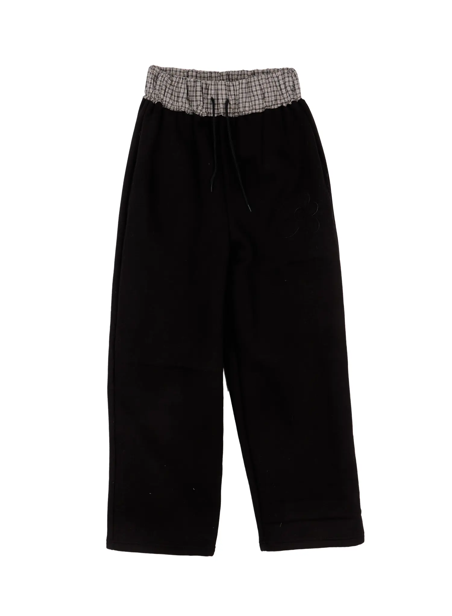 Plaid Trim Sweatpants CN527 - Image 11