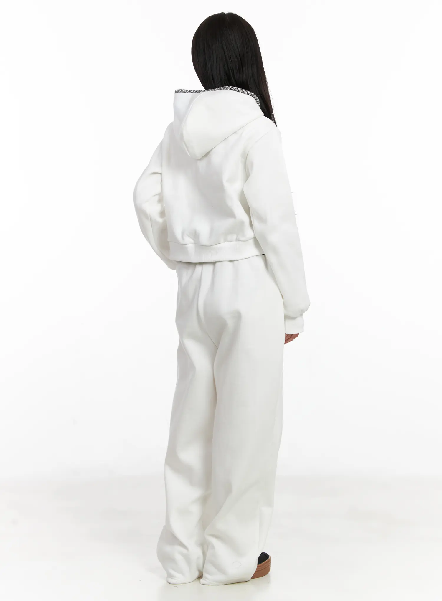 Plaid Trim Sweatpants CN527 - Image 5