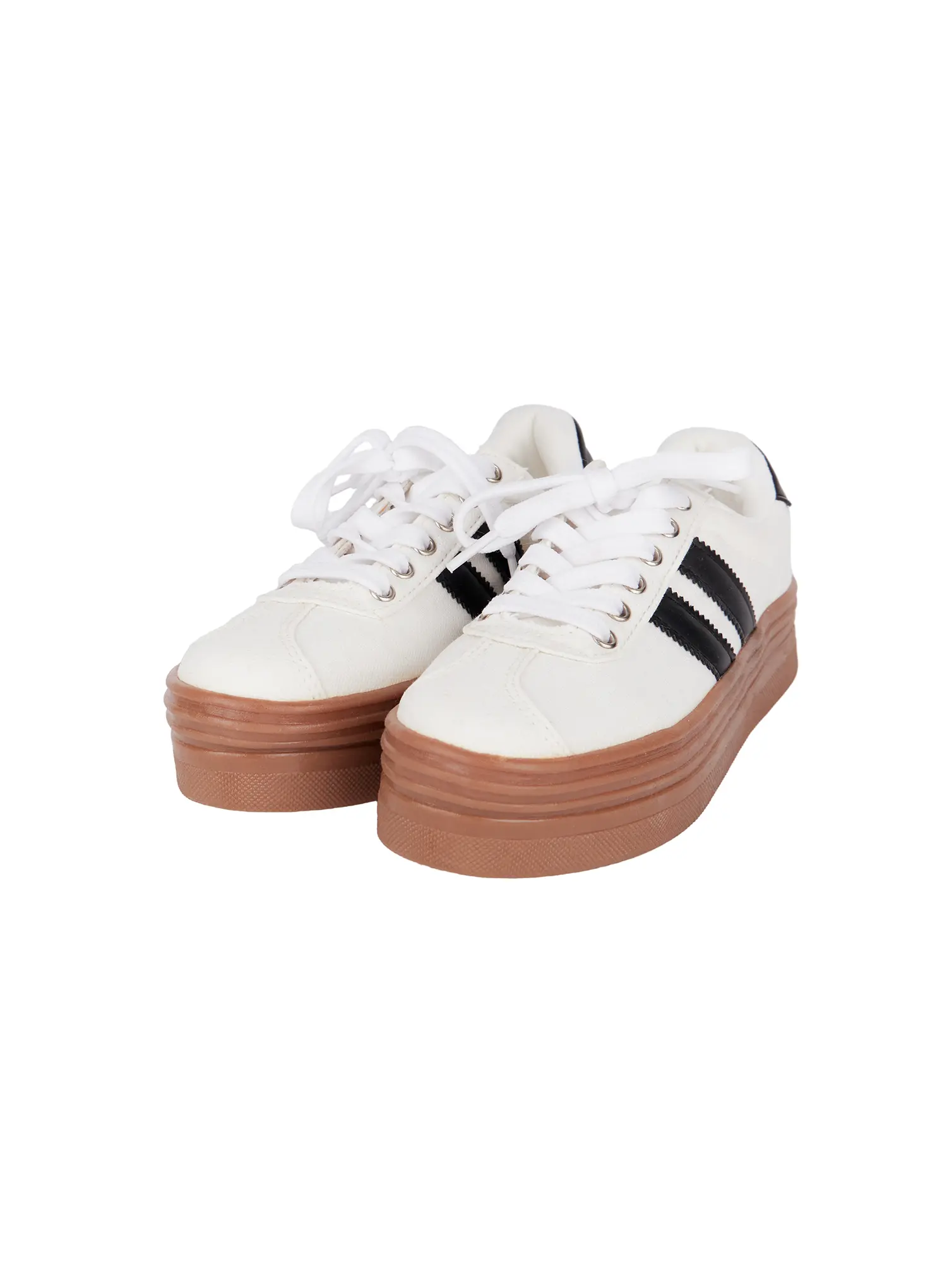 Platform Stripe Sneakers CN527 - Image 10
