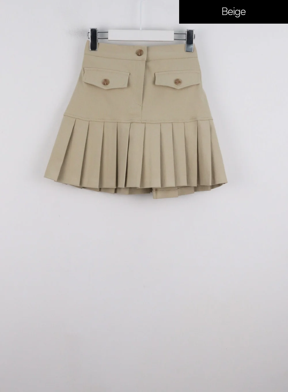 Pleated Cotton Mini Skirt IG303 - Image 14