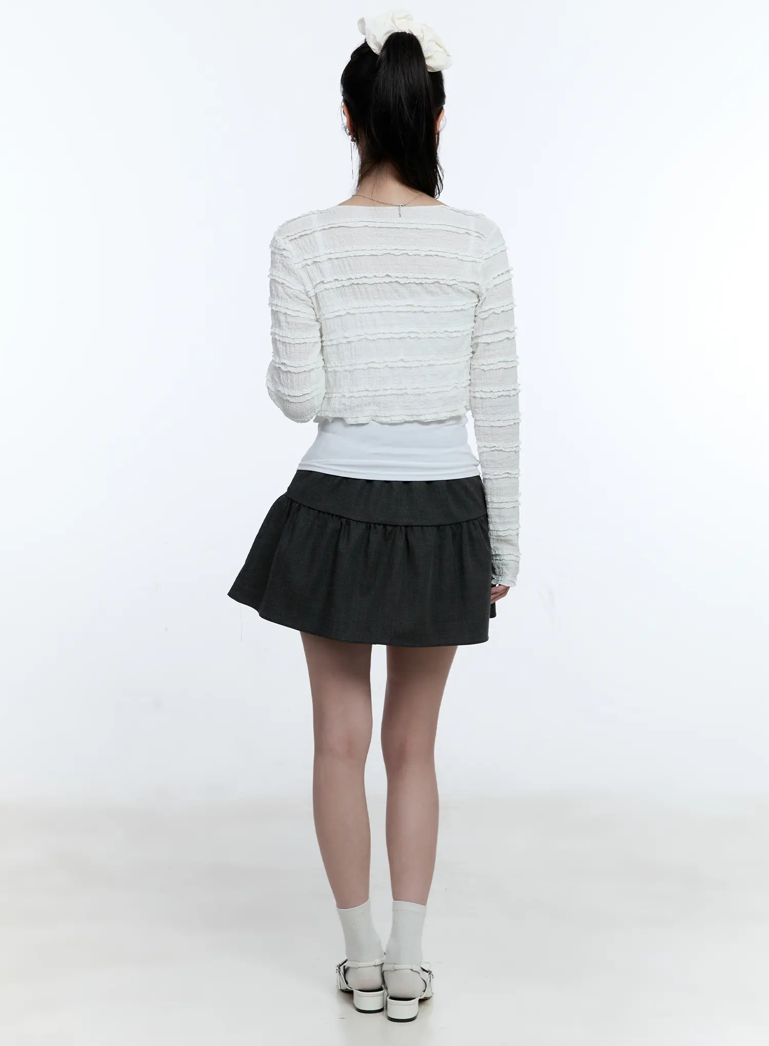 Pleated Flare Mini Skirt CG514 - Image 6