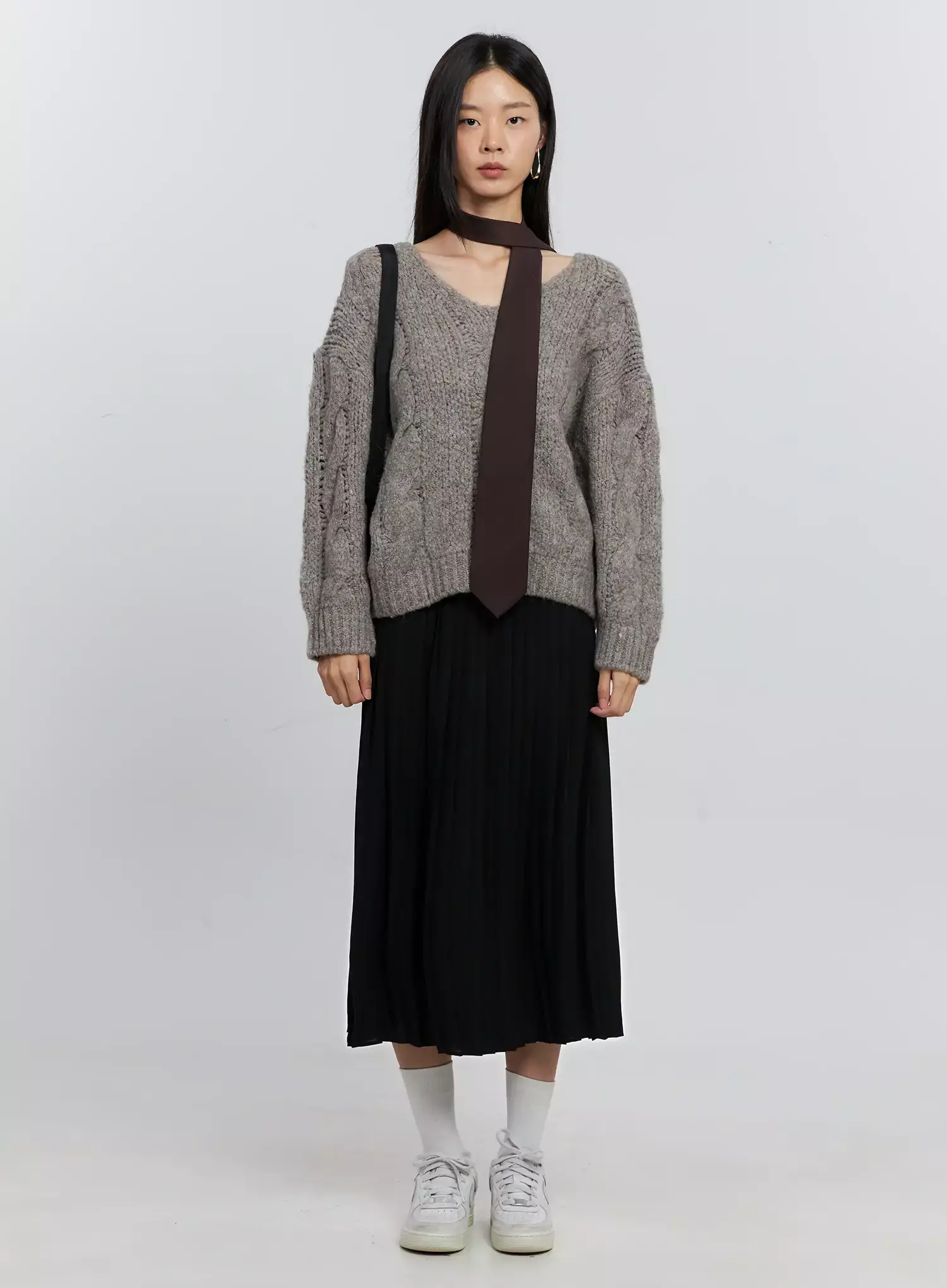 Pleated Maxi Skirt IS516 - Image 16