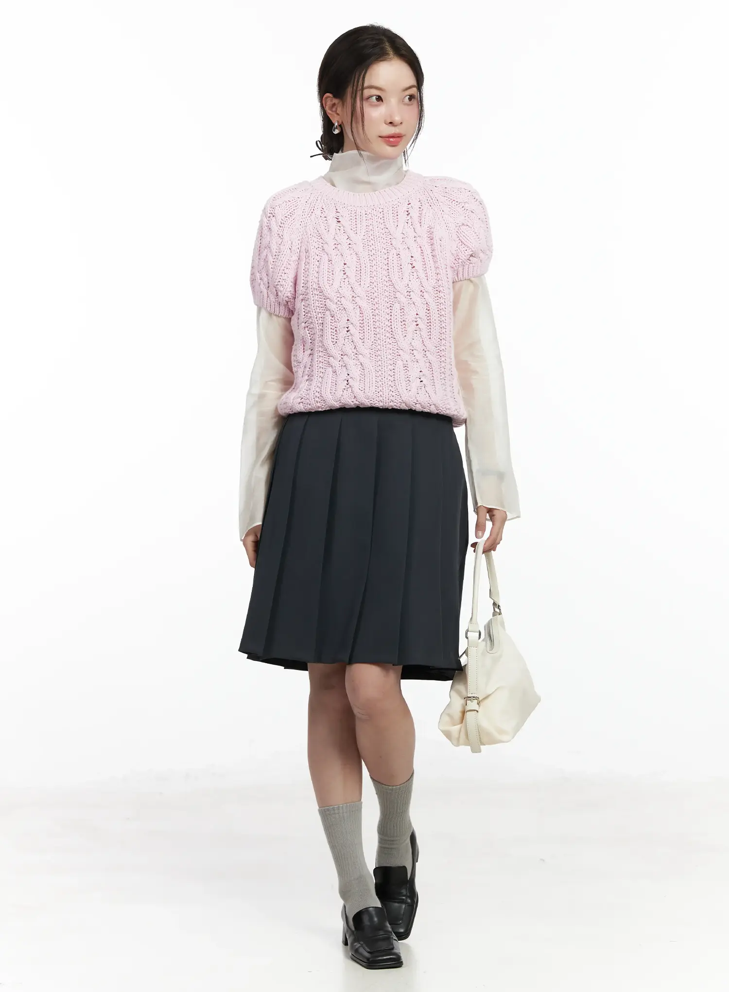 Pleated Midi Tennis Skirt IF524 - Image 7