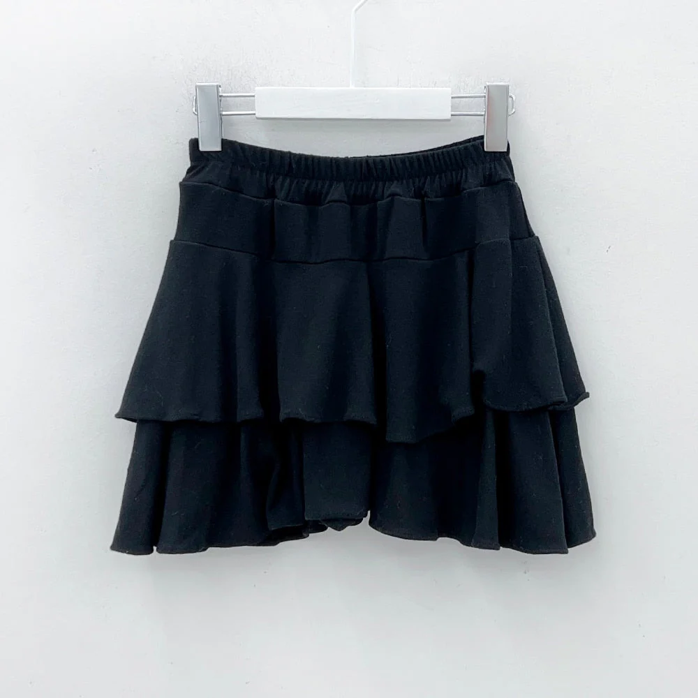 Pleated Mini Skirt with Elastic Waist IM12 - Image 23